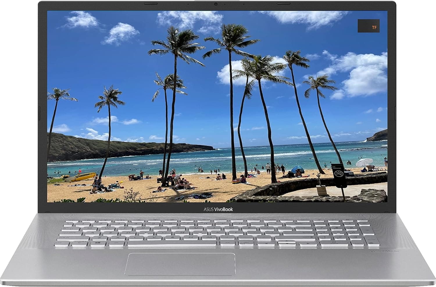 ASUS Newest High-Performance VivoBook 17 Laptop: 17.3" HD+ IPS Display, 4-Core Intel i7-1065G7(Upto 3.9GHz), 16GB RAM, 1TB PCIe SSD, UHD Graphics, Webcam, HDMI, WiFi, USB-C, Sonic Master, Win10S, TF