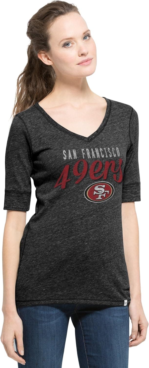 '47 NFL Women's Roster V-Neck Tee