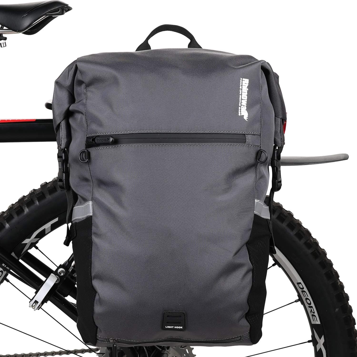 HUNTVP 24L Bike Pannier Bag Backpack Multifunctional Bicycle Bag Cycling Bicycle Rear Seat Trunk Pack Bag Bike Saddle Bag Backseat Pack Bag