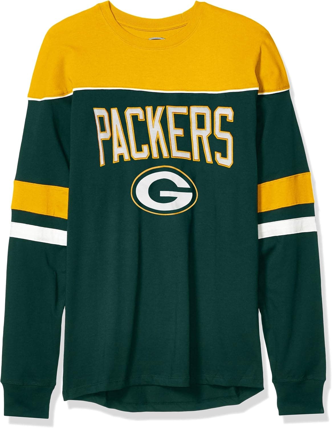 OTS NFL Green Bay Packers Men's Division Long Sleeve Tee, Division, XX-Large