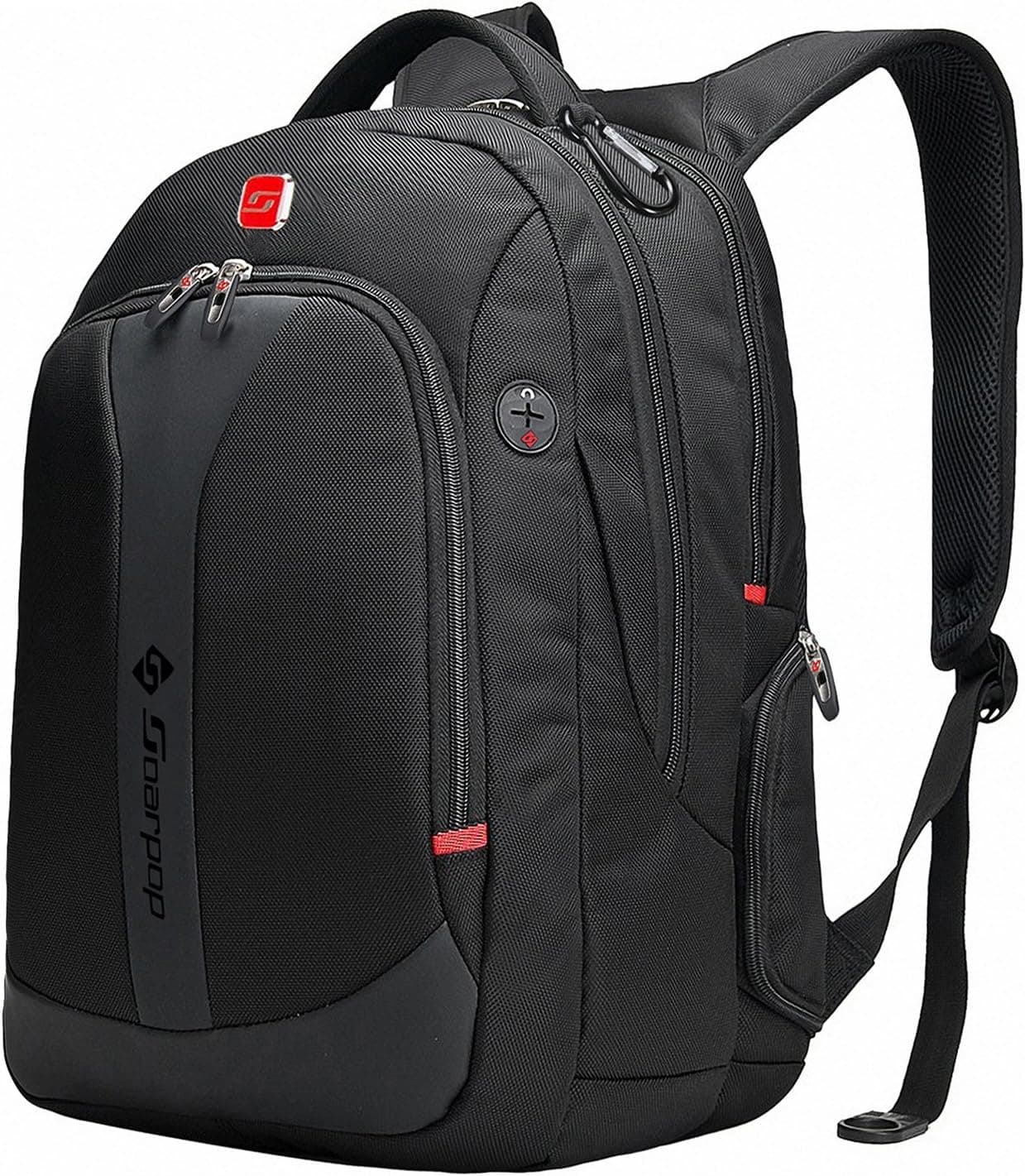 Soarpop School Business Backpack for 15.6 inch Laptop,Expandable Notebook Racksack for College Office