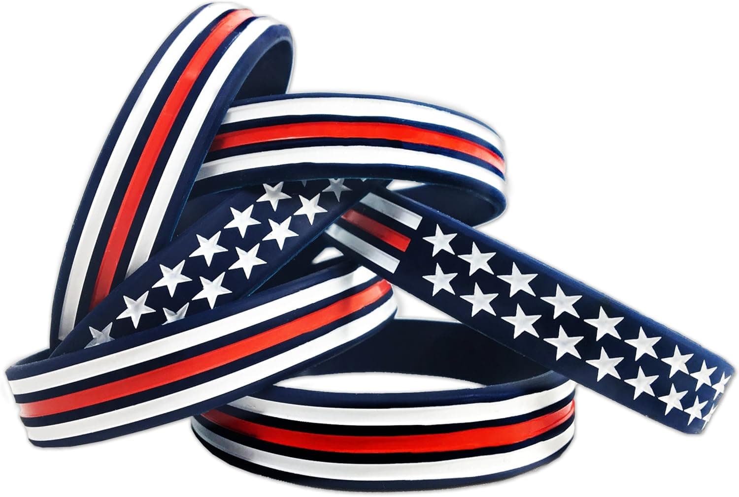 Red, White, and Blue American Bracelet