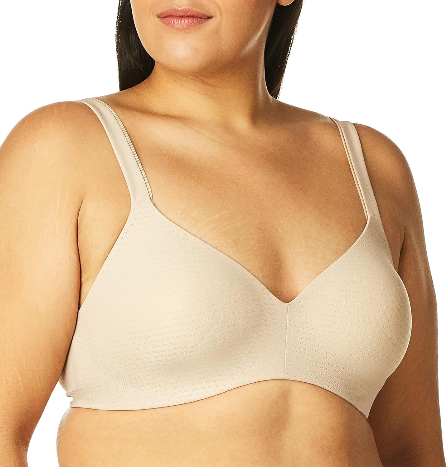 Hanes Women's Moisture-Wicking T-Shirt, Convertible Bra, Lightly Lined (Retired Colors)
