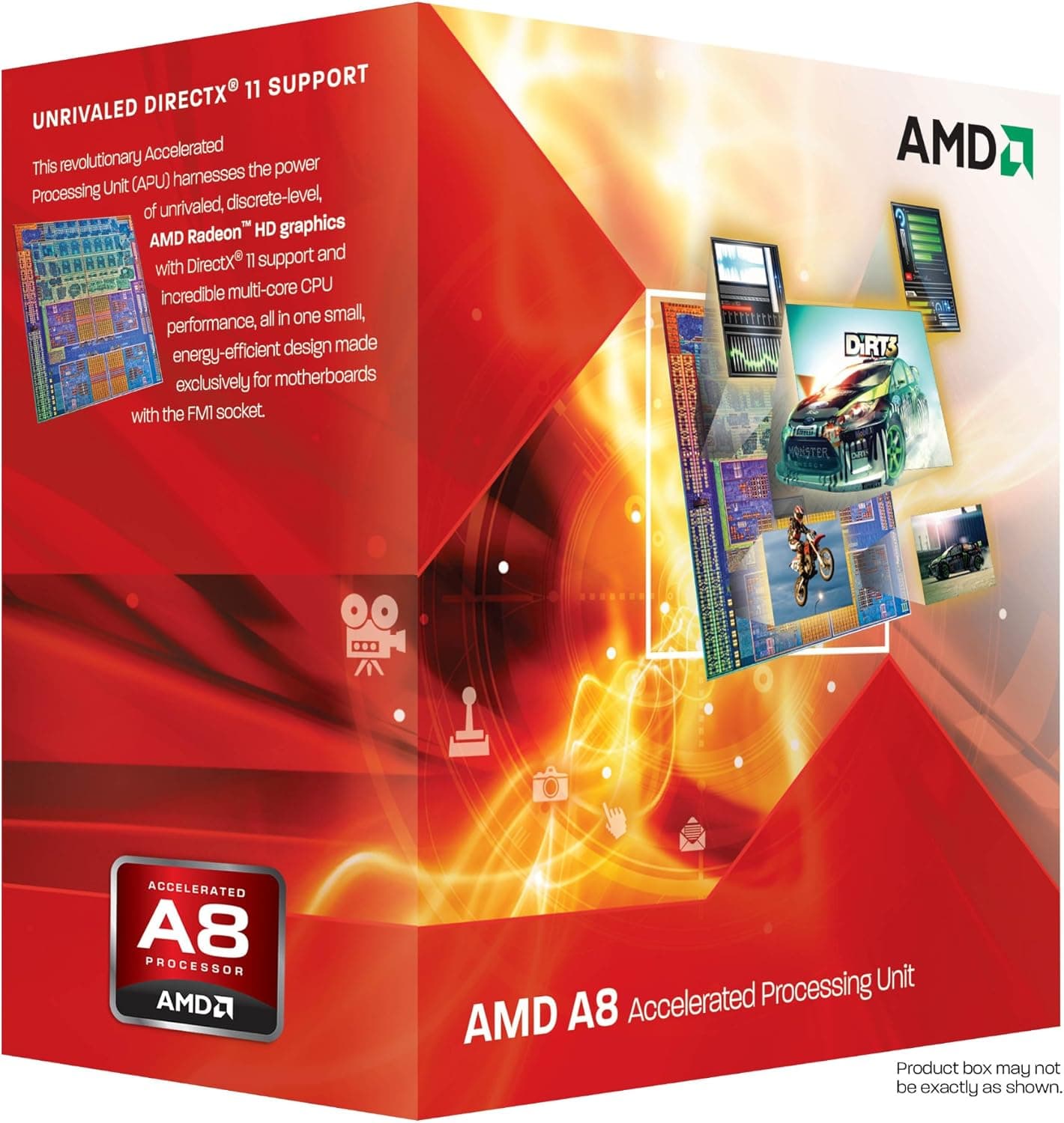 AMD A8-3850 APU Quad-Core Processor (AD3850WNGXBOX)