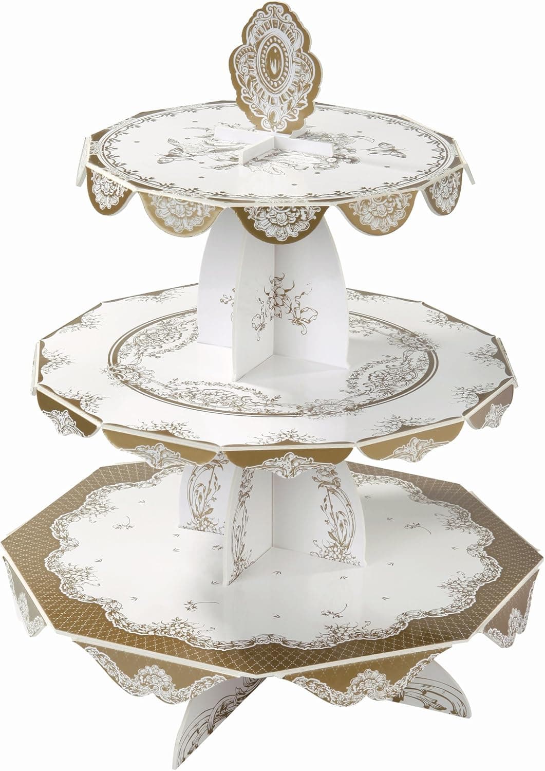 Talking Tables Party Porcelain Gold Cake Stand