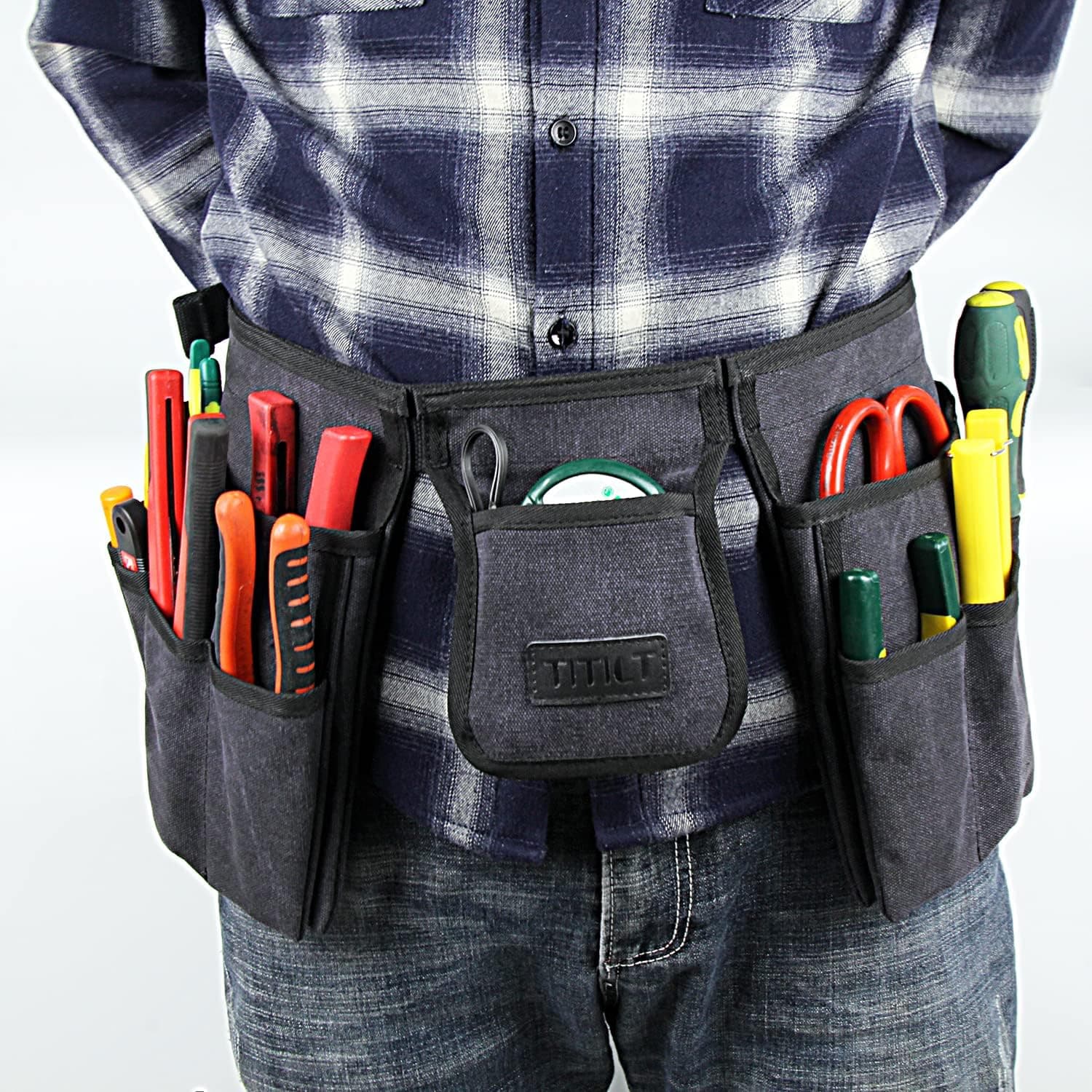 TITILT Tools Belt,electrician tools,tool bags nylon,tool belts for men,tool tote,tools home improvement,Tool belt for framers,carpenters,Black