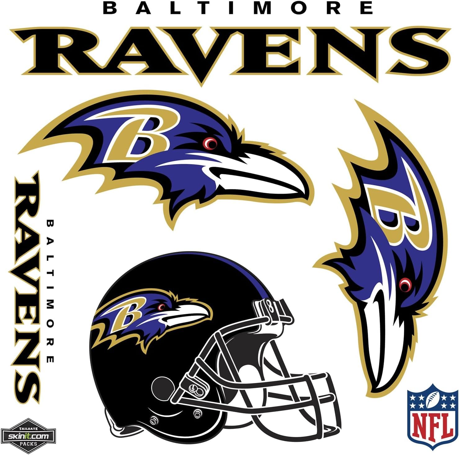 Skinit Baltimore Ravens Small Tailgate Pack