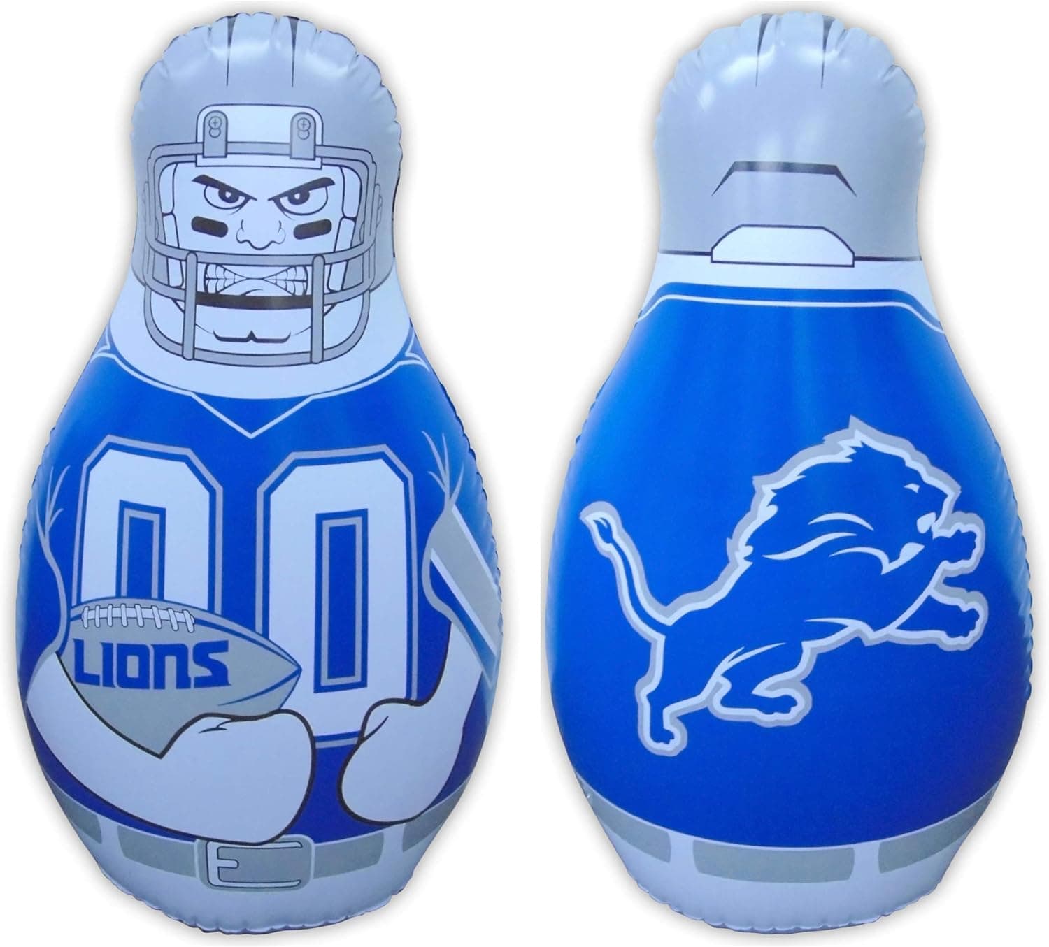 NFL Detroit Lions Unisex Tackle Buddy Punching Bagtackle Buddy Punching Bag, Blue, 40" Tall (95747B)
