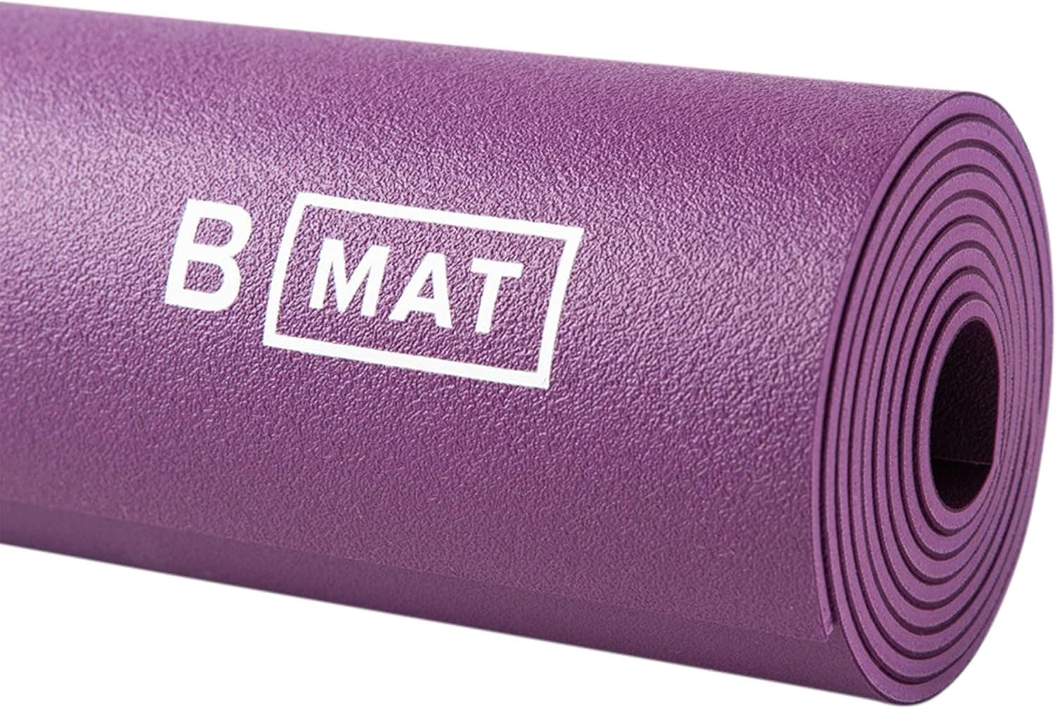 B YOGA Everyday Mat for Men & Women | Extra Thick 4mm (1/8-inch) Non-slip Workout Mat | Eco-friendly Exercise Mat | Perfect for Pilates, Yoga & Floor Exercises | Available in 71" & 85"