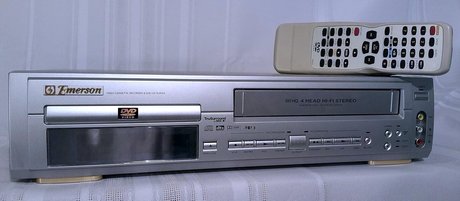 Emerson EWD2202 Dual-Deck DVD/VCR Combo