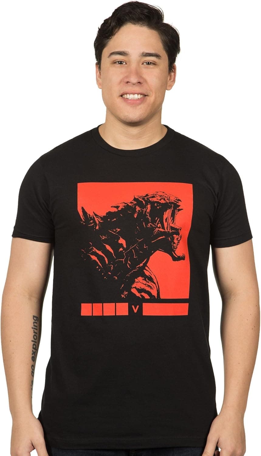 JINX Evolve Men's Doom Premium Cotton T-Shirt (Black, XX-Large)