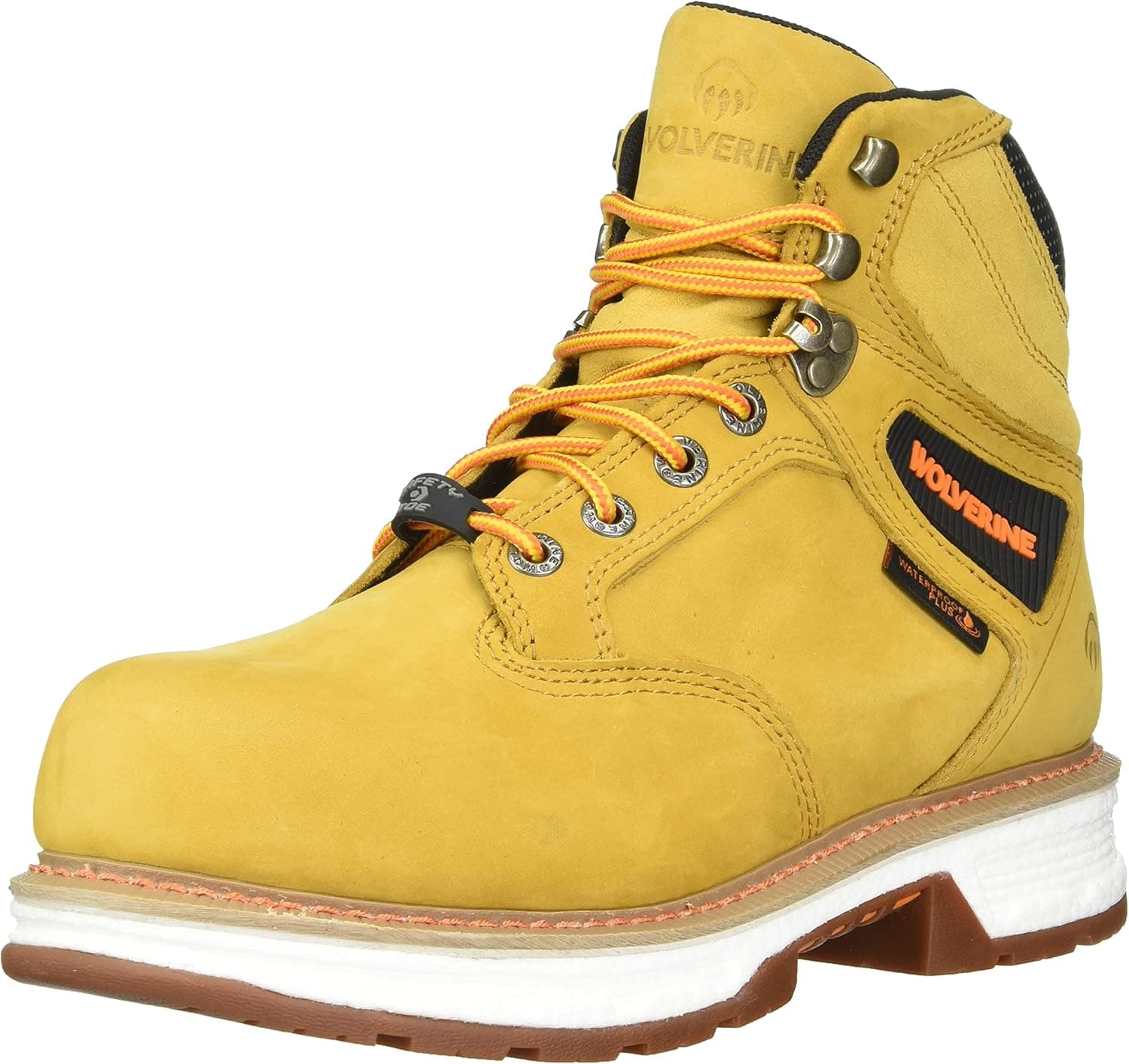 WOLVERINE Men's Hellcat UltraSpring 6" CarbonMax Boot, Wheat, 7 X-Wide