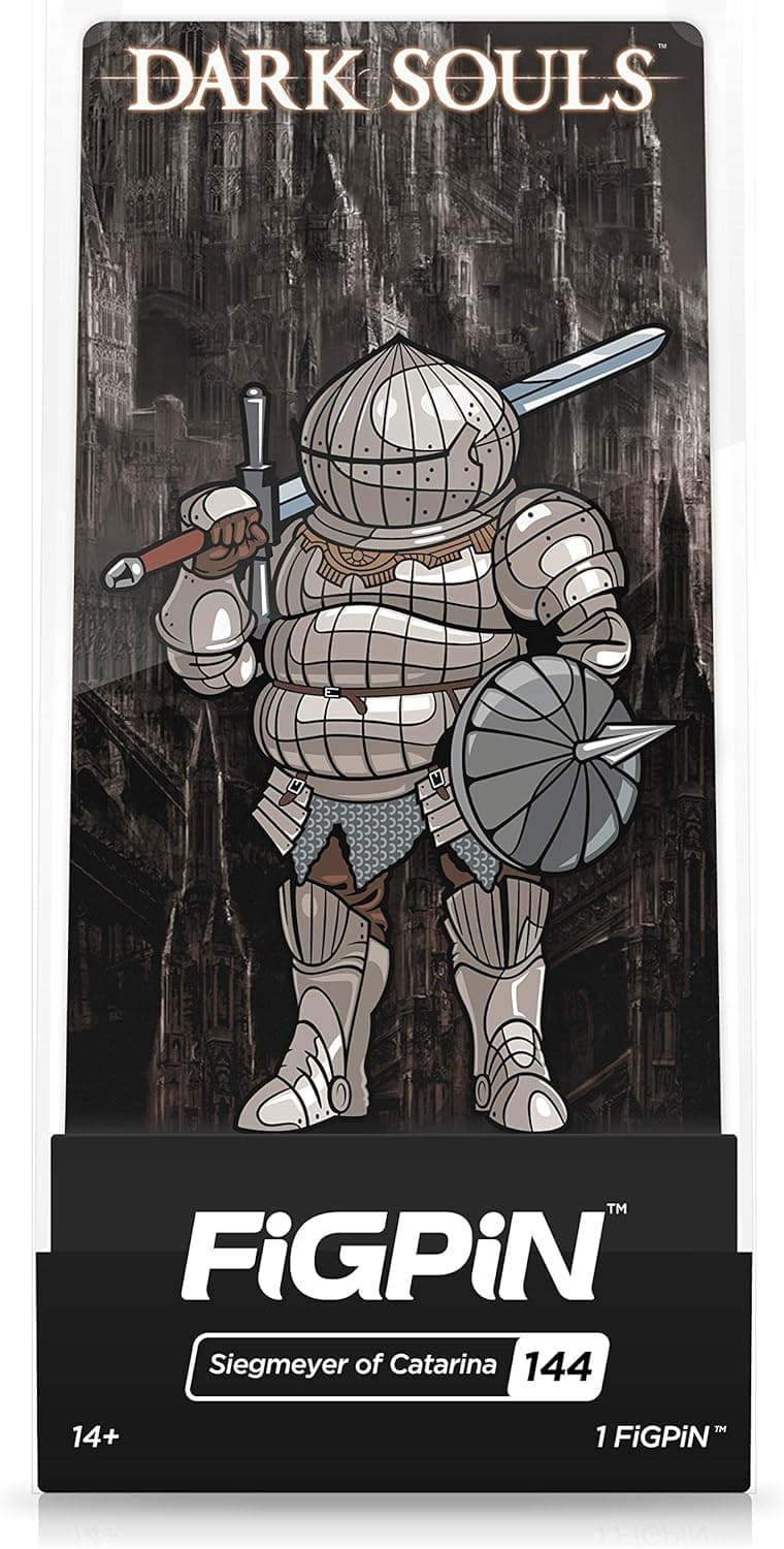 FiGPiN Dark Souls: Siegmeyer of Catarina - Collectible Pin with Premium Display Case