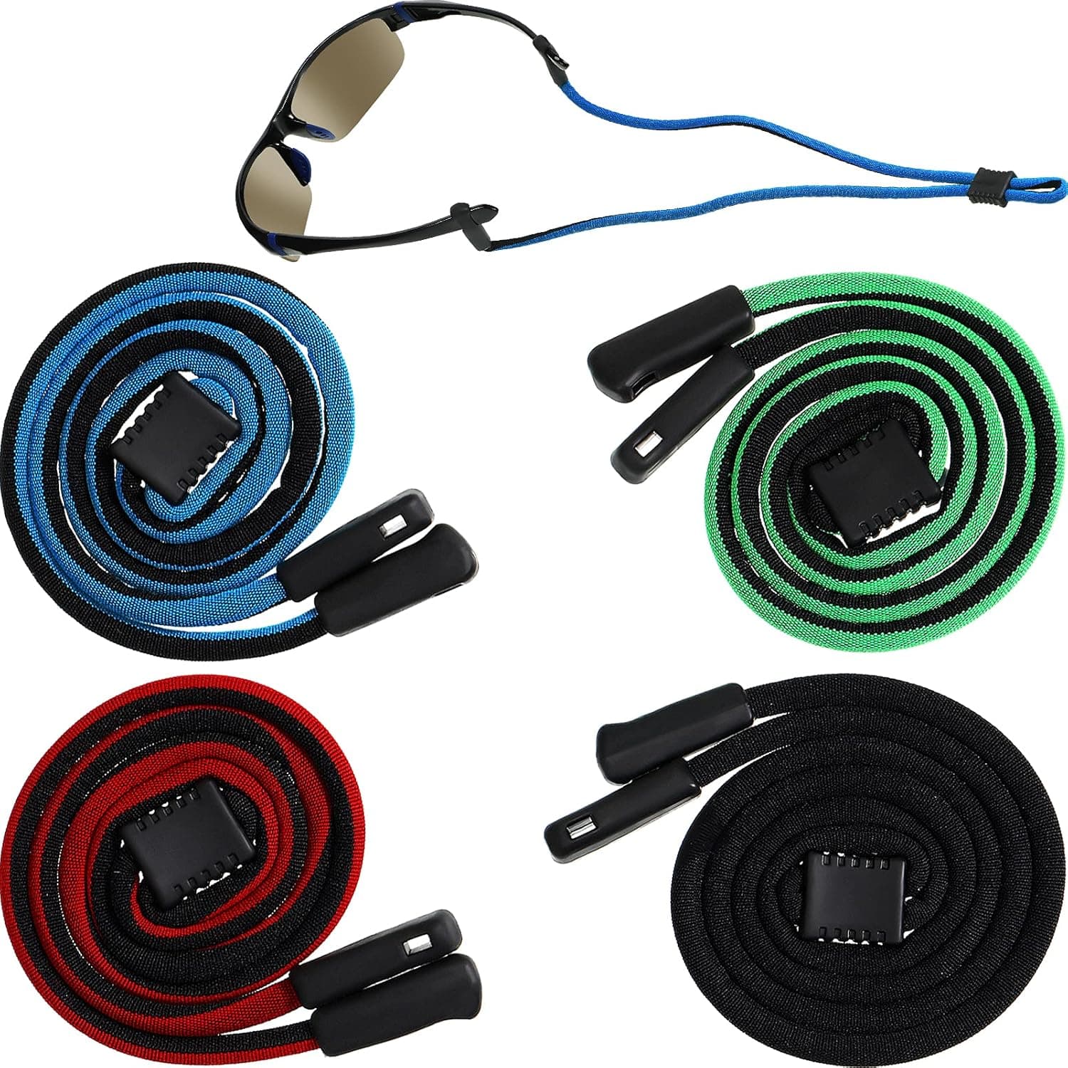 12 Pieces Eyeglasses Holder Strap Cord, Eyeglass Chain for Men Women Glasses Lanyard Holders Around Neck Sports Eye Glass Straps Sunglasses Retainer