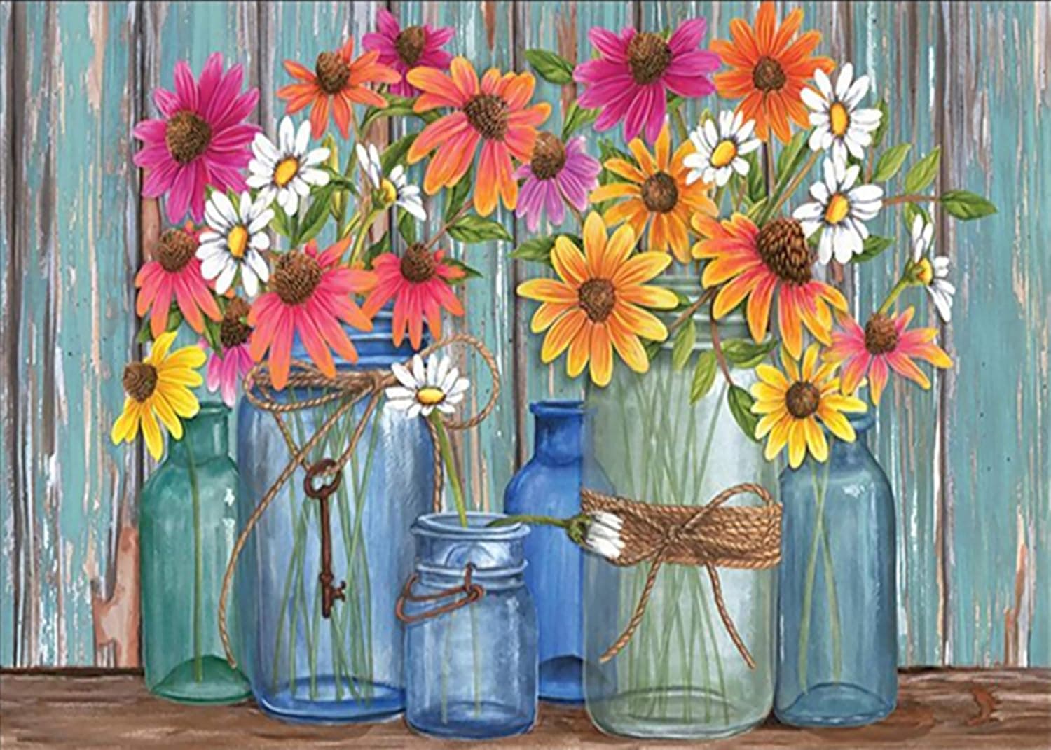 Vase - 300 Piece Jigsaw Puzzle for Adults,DIY Life Educational and Relaxing Yourself (Each Piece Small Size:2X2 cm)