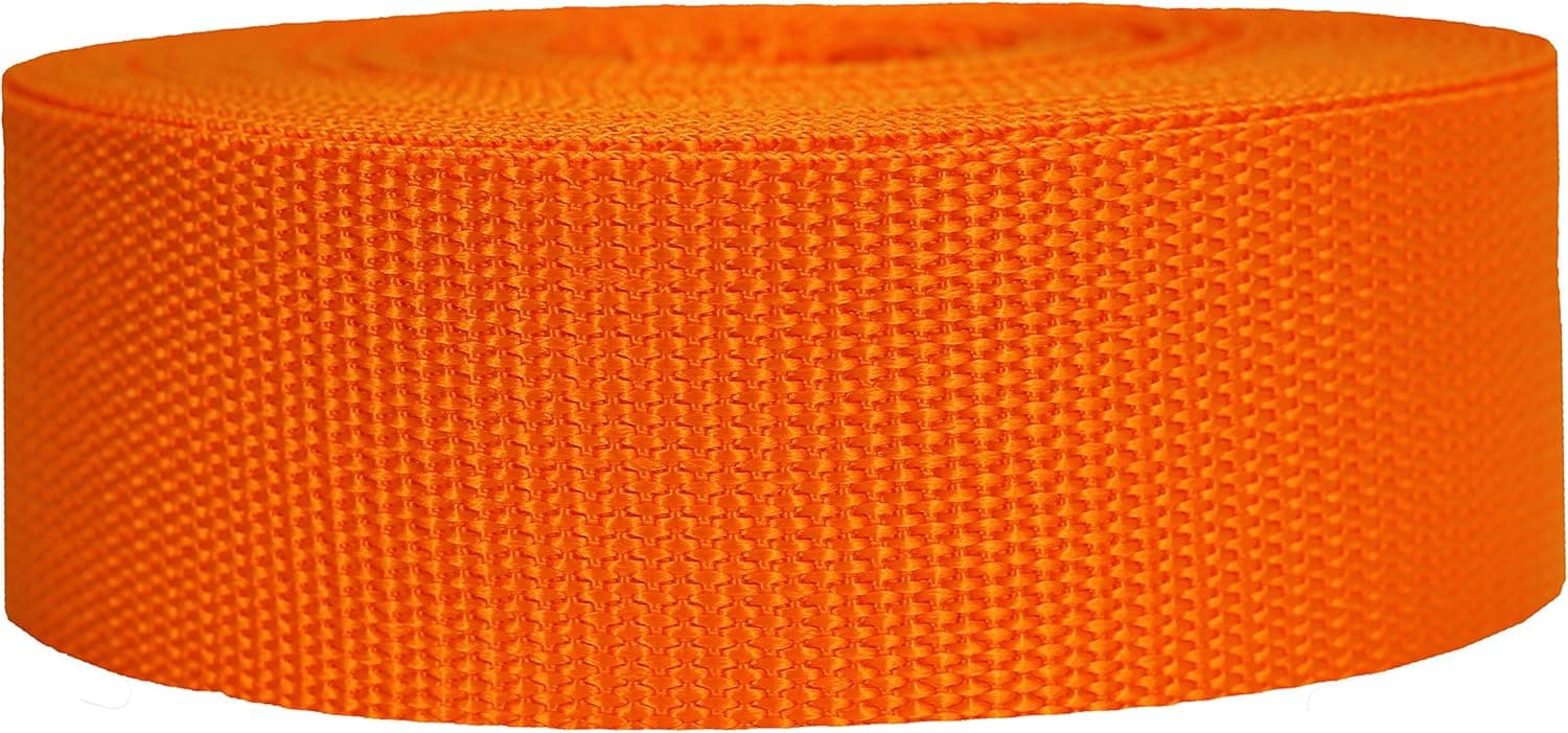 Strapworks Heavyweight Polypropylene Webbing - Heavy Duty Poly Strapping for Outdoor DIY Gear Repair