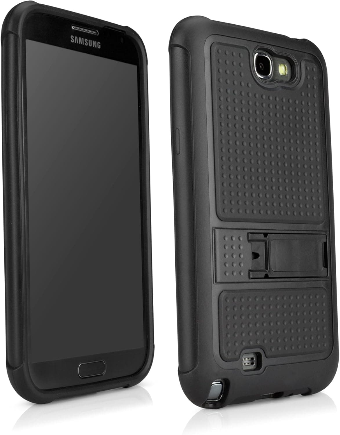 ArmorVault Samsung Galaxy Note 2 - Ultra Durable Multi-Layer Case with Foldaway Stand for Extreme Galaxy Note 2Protection - Samsung Galaxy Note 2 Cases and Covers (Black)