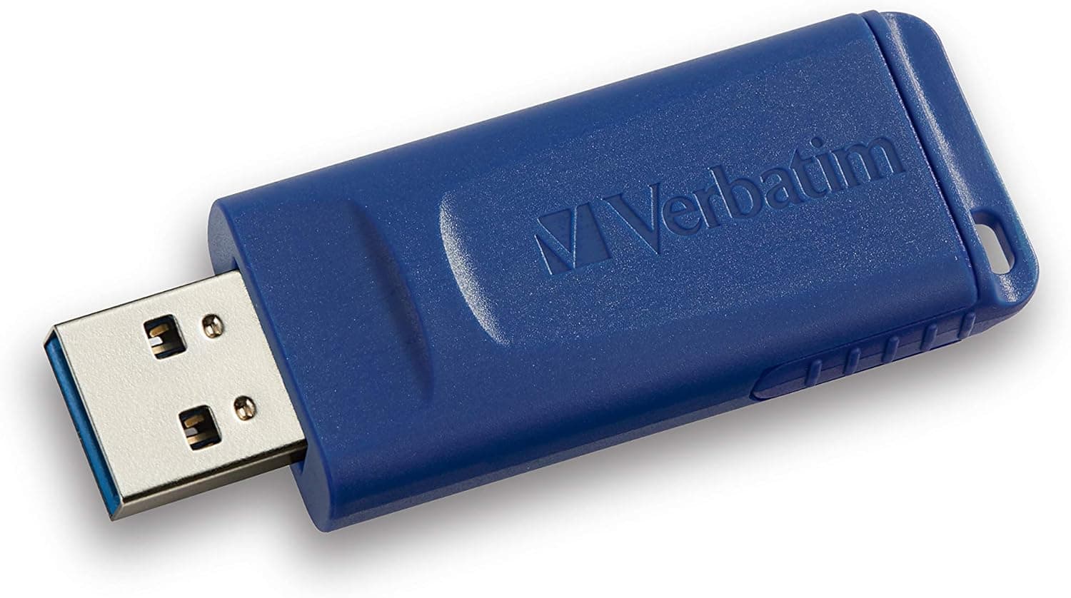 Verbatim 8GB USB 2.0 Flash Drive - Cap-LESS & Universally Compatible - Blue - 97088