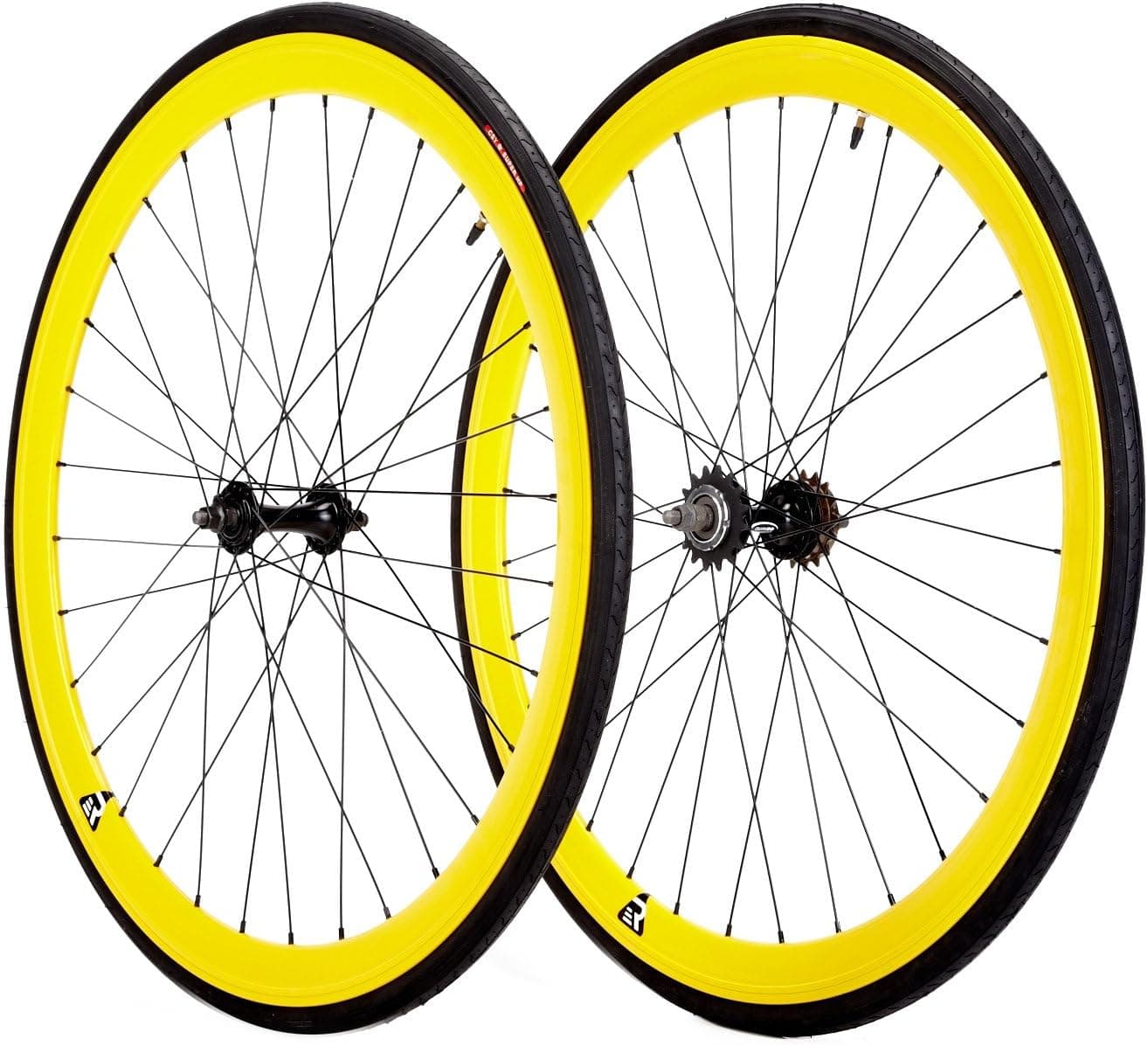 Retrospec Bicycles Super Deep-V Wheels with CST Tires (700C x 23)