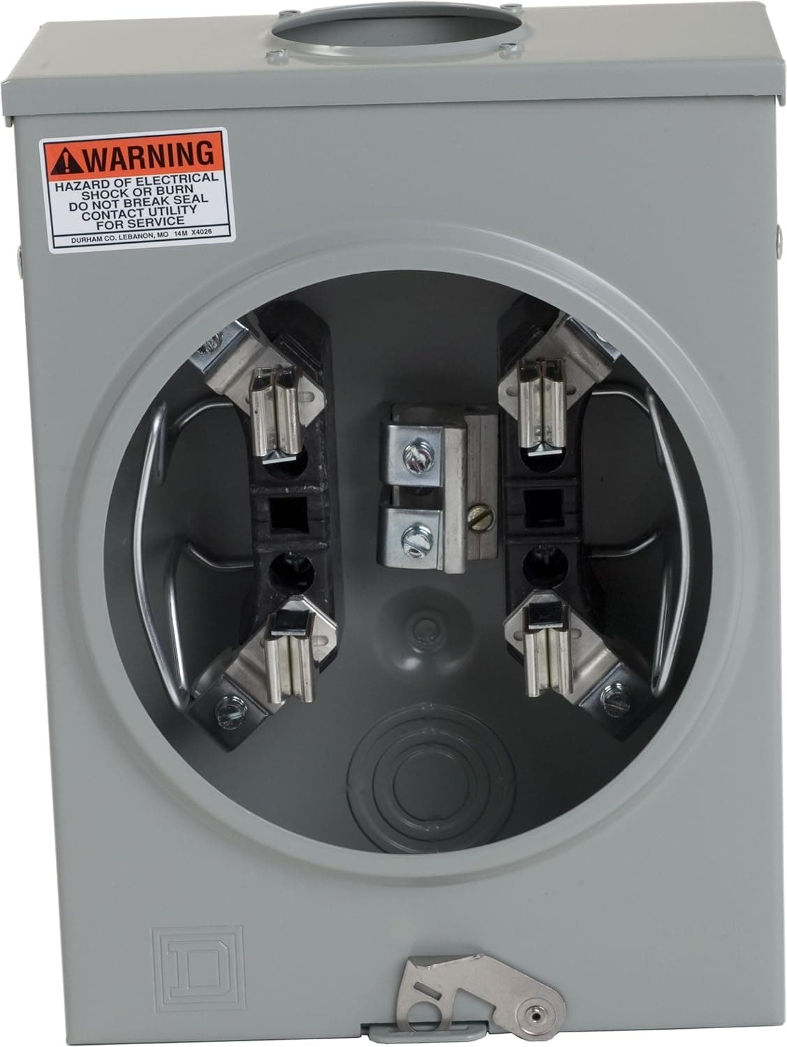 Square D - UTRS101B 125A Ringless Overhead Meter Socket With No Bypass