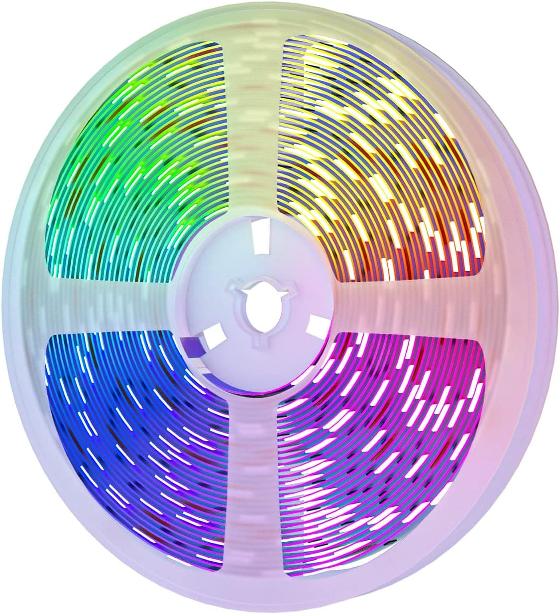 Cozylady 10M/33FT Led Light Strip, 24V 5050 Strip Light, 4-Pins RGB LED Flexible Strip Light, Color Changing Decoration Lighting