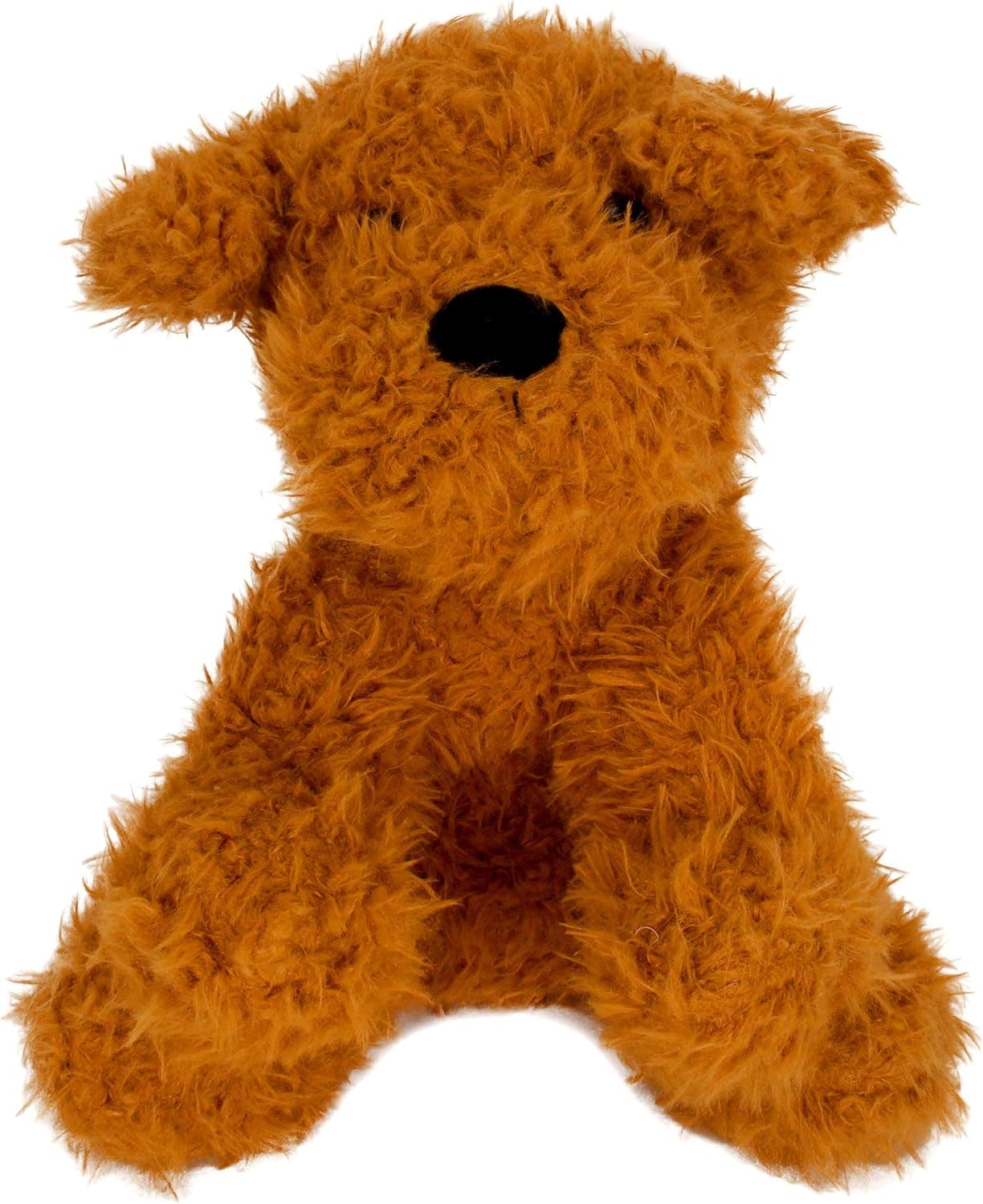Rowan Light Brown Sitting Dog Plush 10' Soft Toy Stuffed Animal for Babies, Girls and Boys