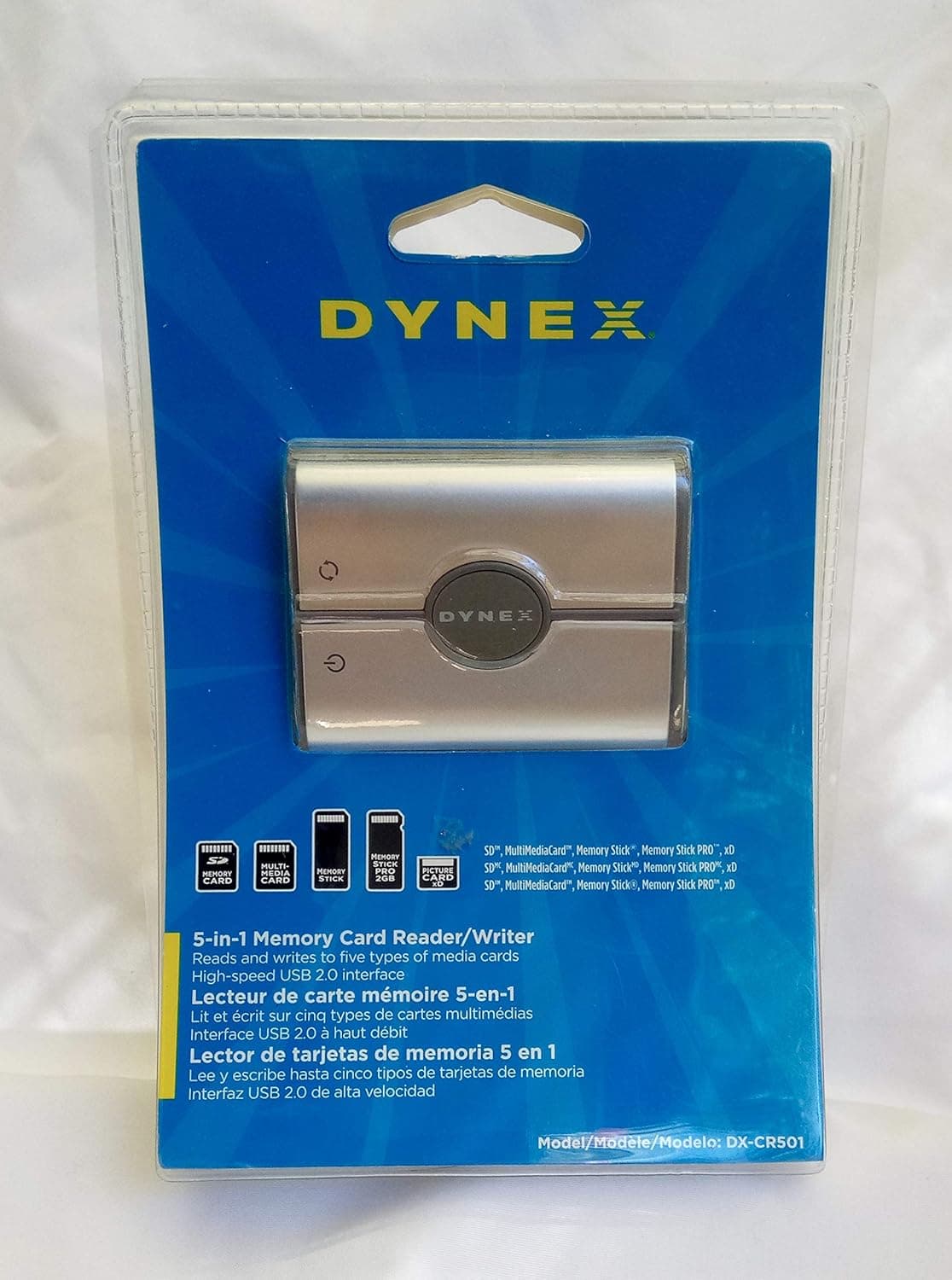 Dynex 5-in1 Memory Card Reader/Writer DX-CR501