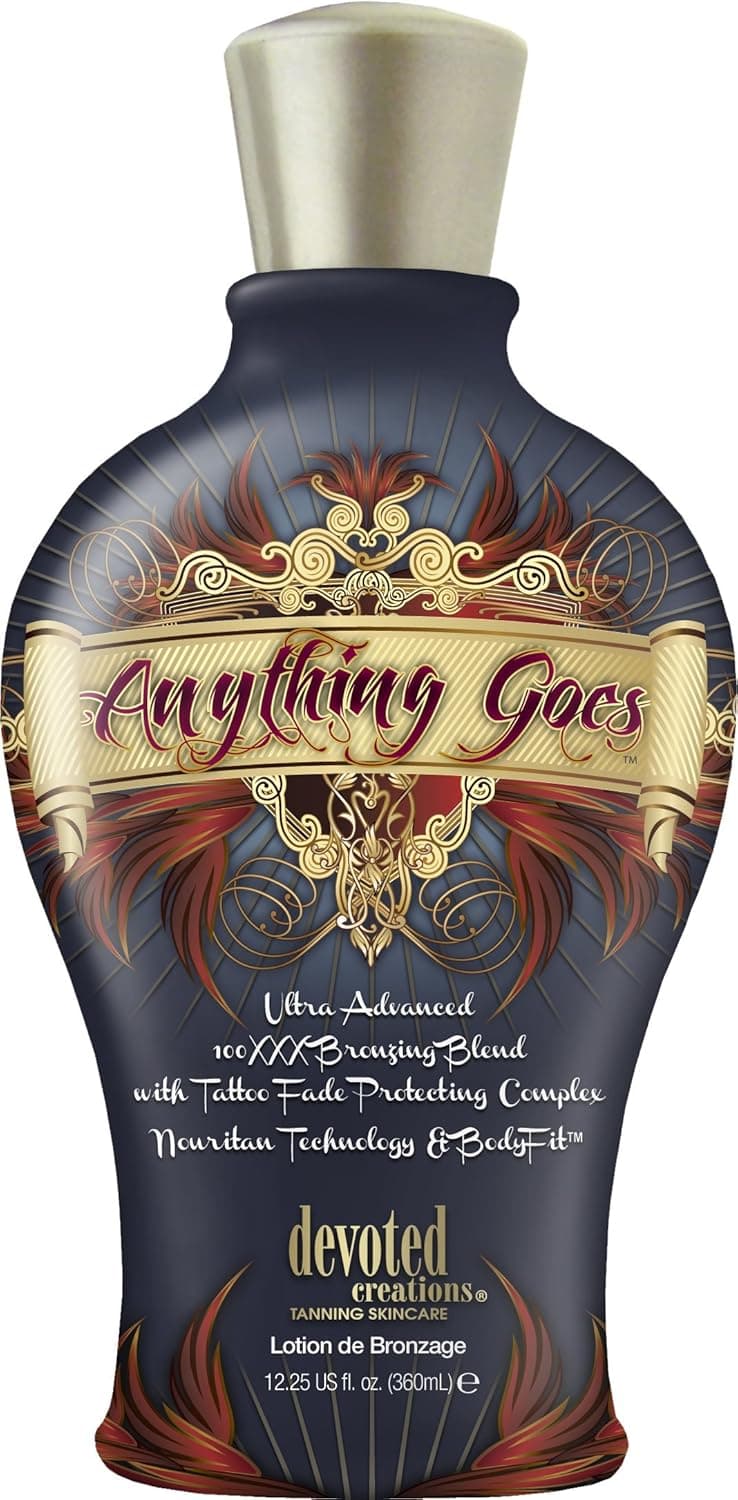 Devoted Creations ANYTHING GOES Bronzer Tanning Lotion 12.25 oz. by Devoted Creations