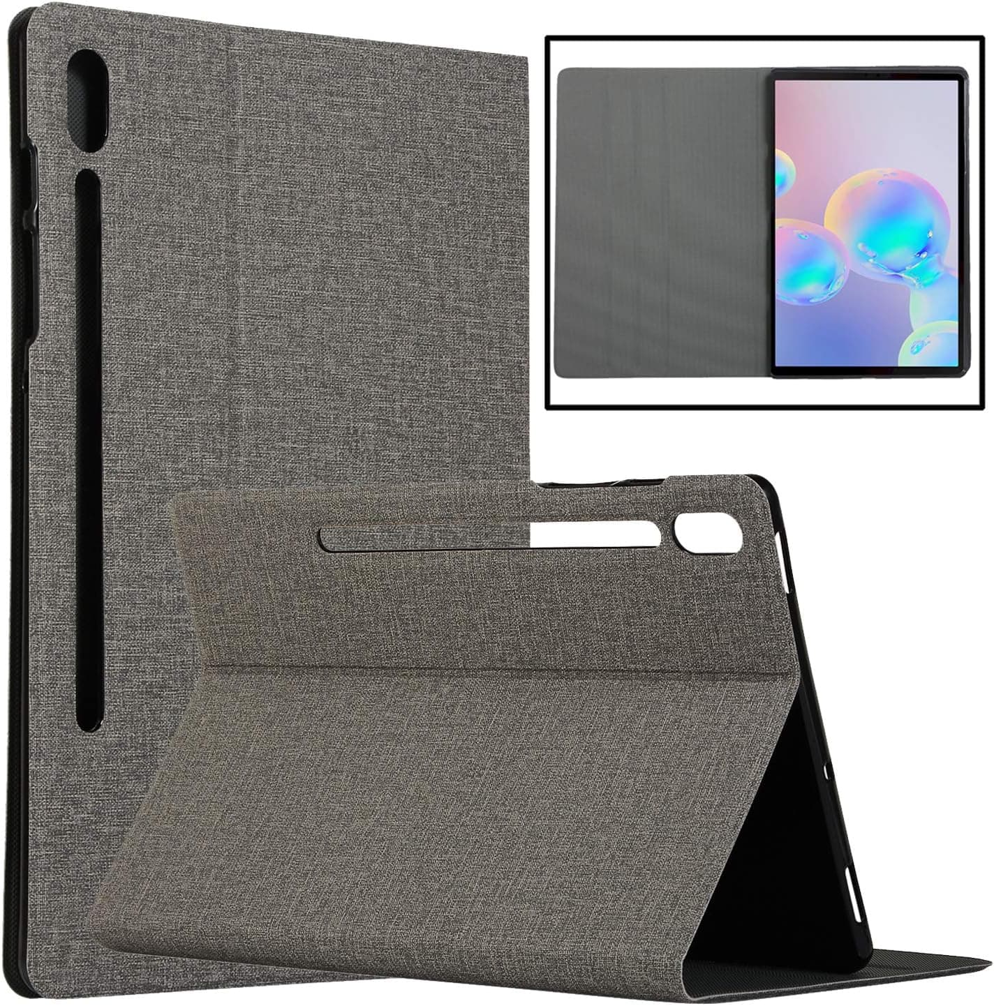 Neepanda Case for Galaxy Tab S6 10.5, Ultra Slim Lightweight Case Shell Cover with S Pen Holder for Samsung Galaxy Tab S6 10.5 Inch Model SM-T860/T865/T867 2019 Release Tablet-Grey