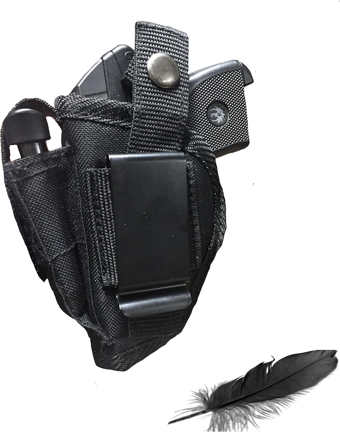 Feather Lite Fits Kel-Tec P-32, P-3AT, 380 Soft Nylon Inside or Outside The Pants Gun Holster.