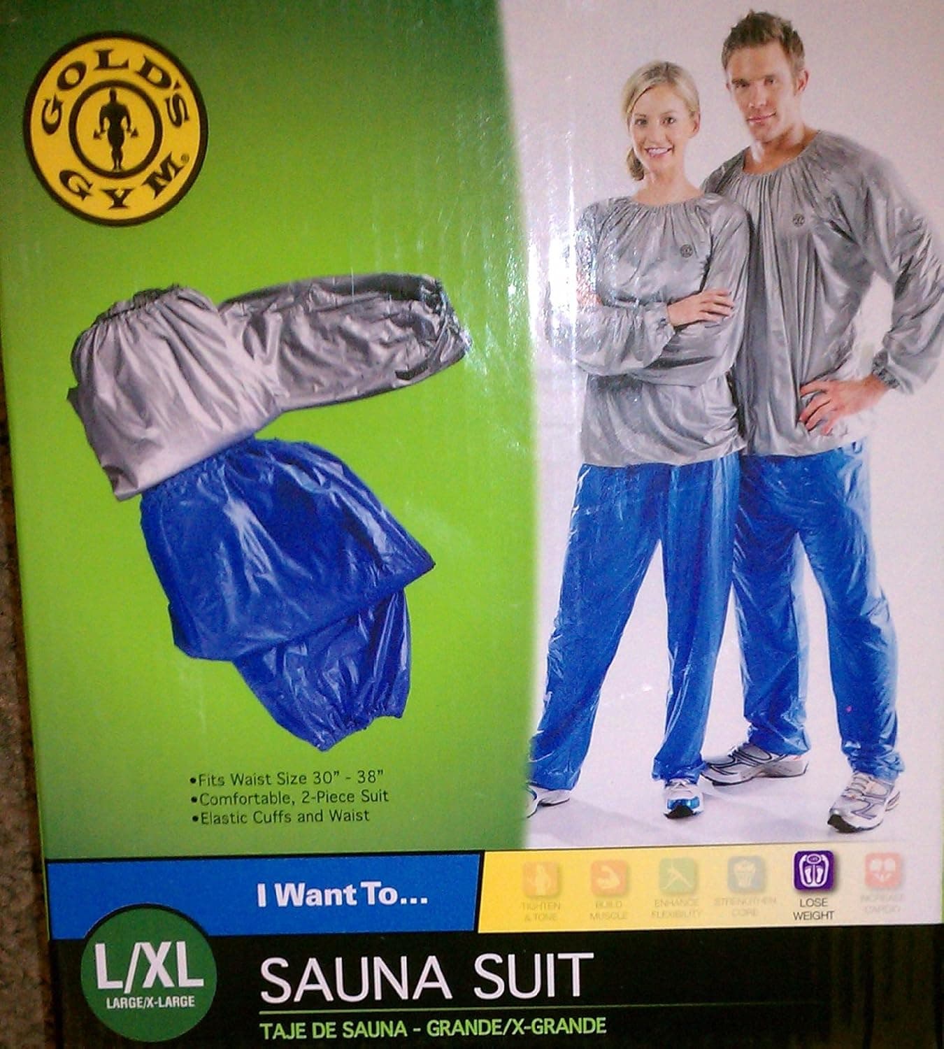 Gold's Gym Sauna Suit, L/XL