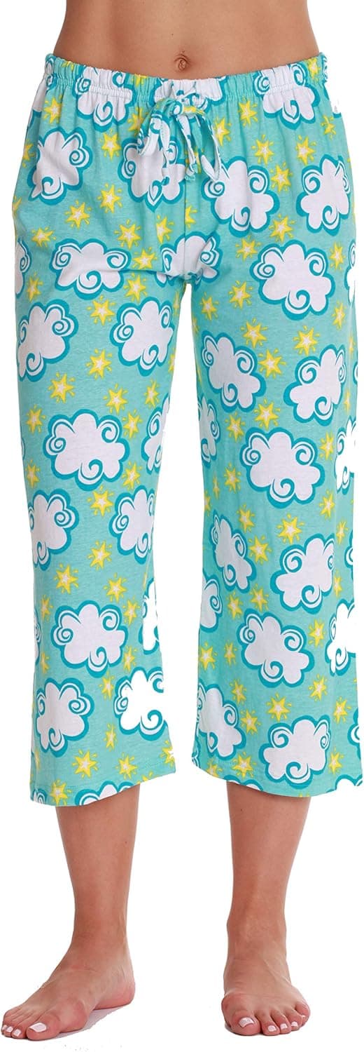 Just Love 100% Cotton Women Pajama Capri Pants Sleepwear