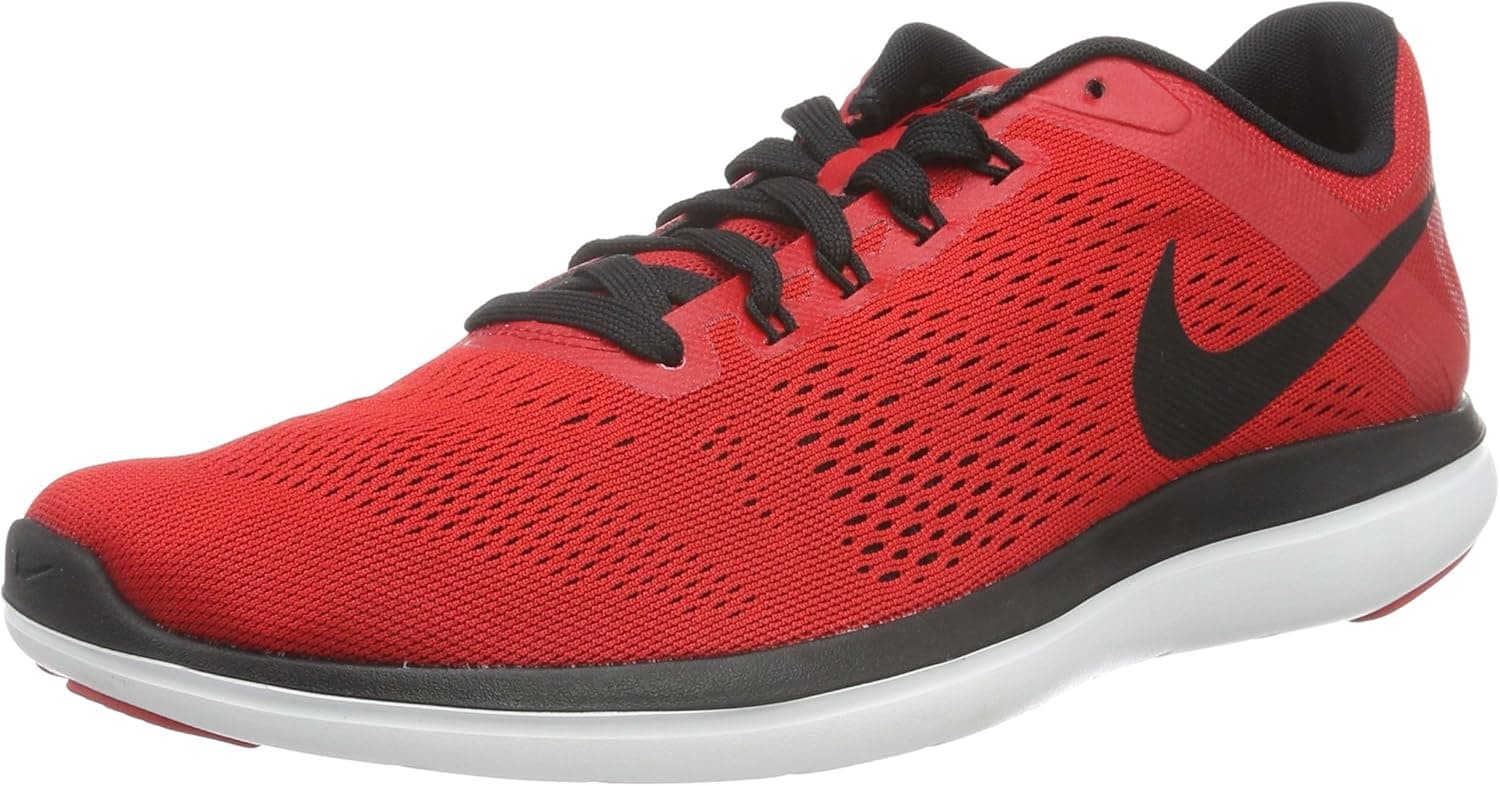 NIKE Men's Flex 2016 Rn University Red/Black/White/Black Running Shoe 8 Men US