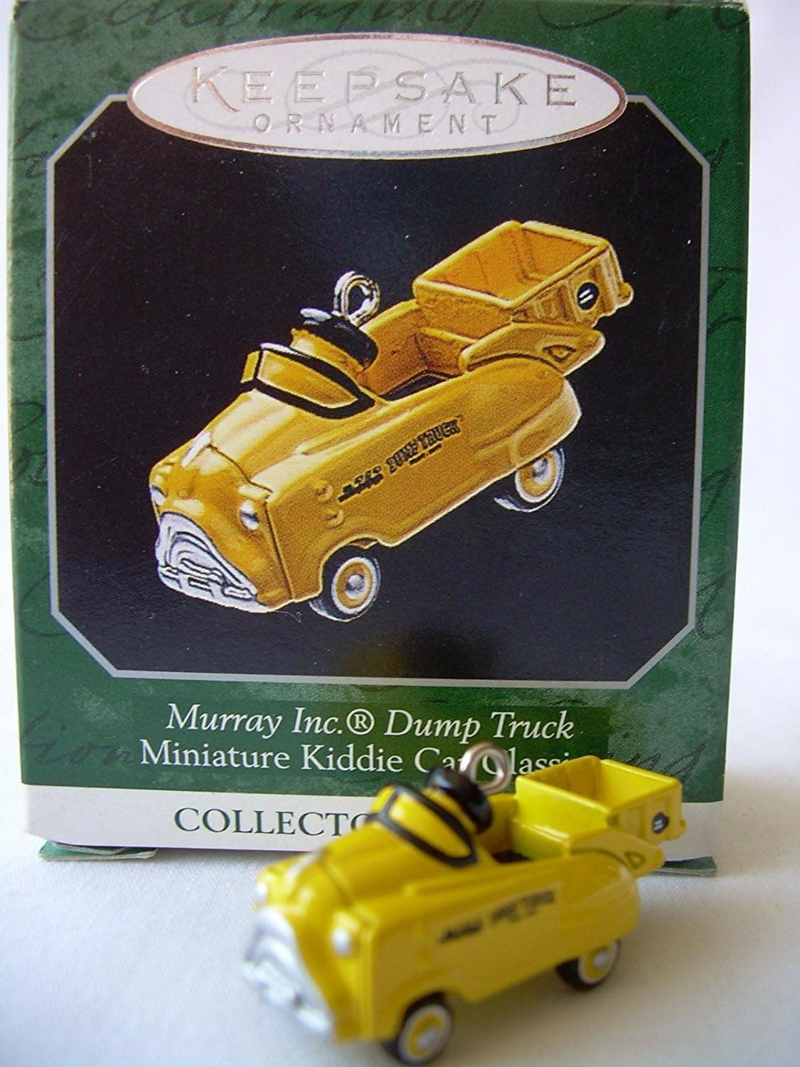 Hallmark 1998 Ornament Miniature Murray Inc Dump Truck 4th in Series Miniature Kiddie Car Classics