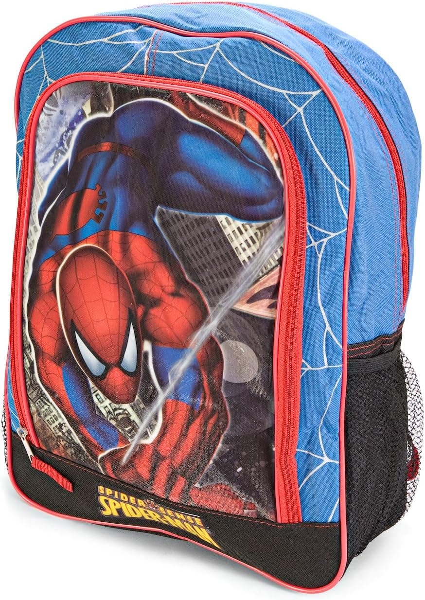 Marvel Amazing Spiderman Spider Sense 16" Backpack Large Blue