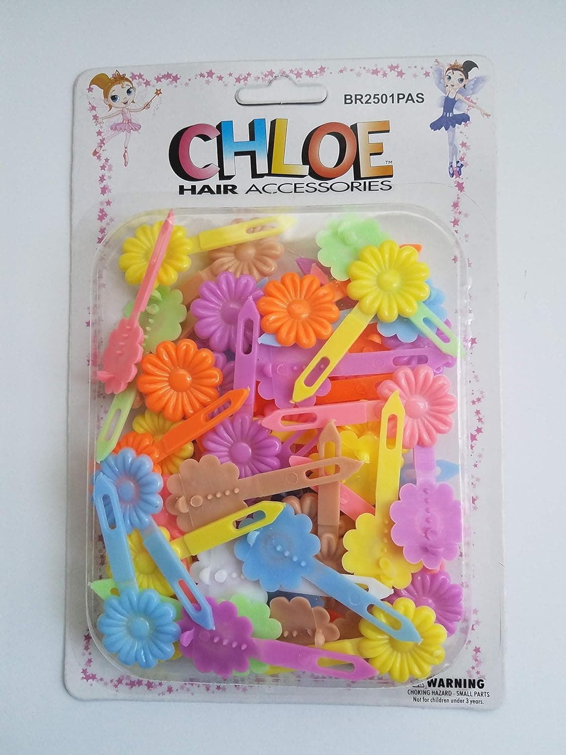 2 Pack Girls' Hair Barrettes Accessories Pastel Colors