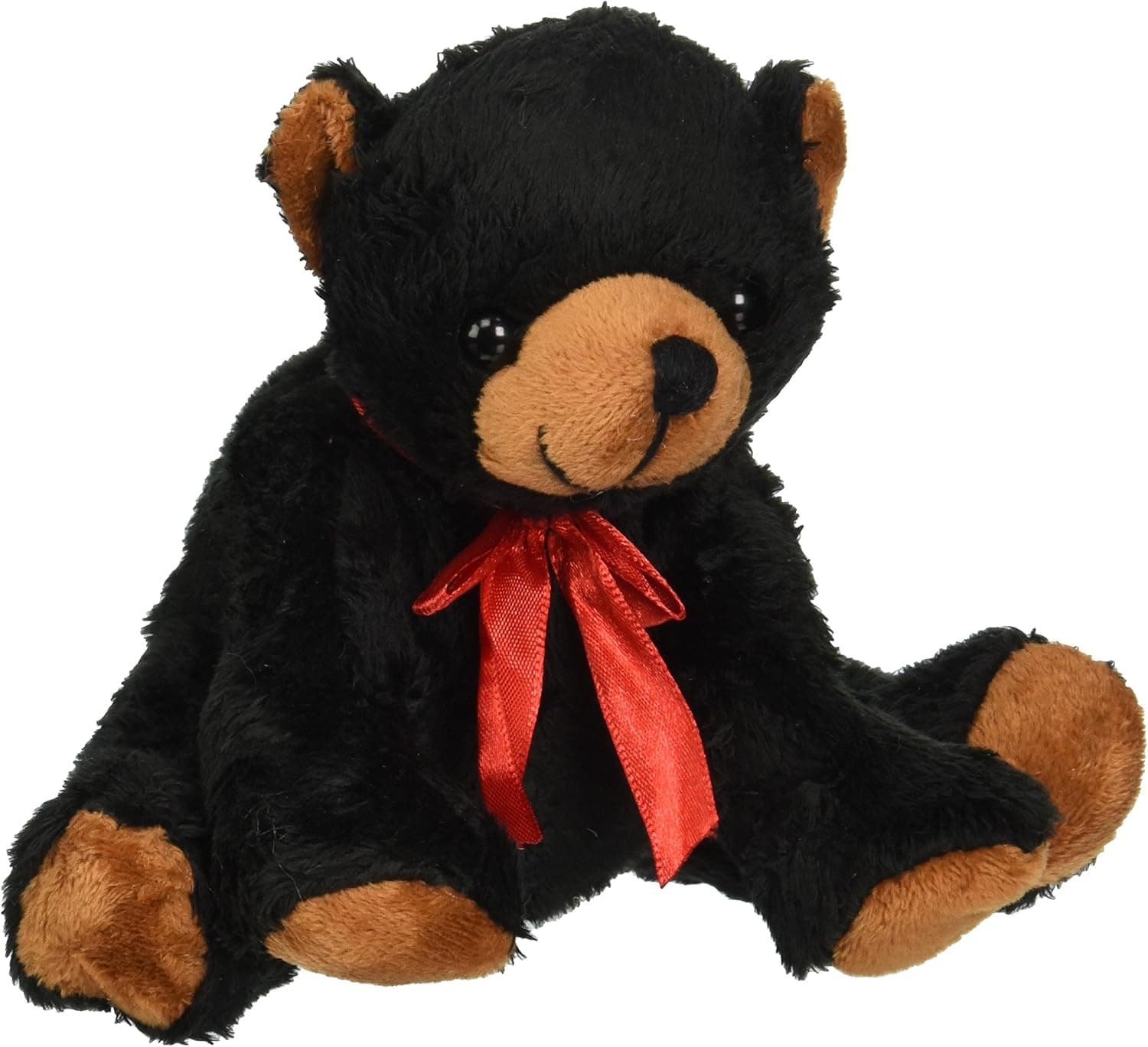 Canned Critters Stuffed Animal: Black Bear 6"