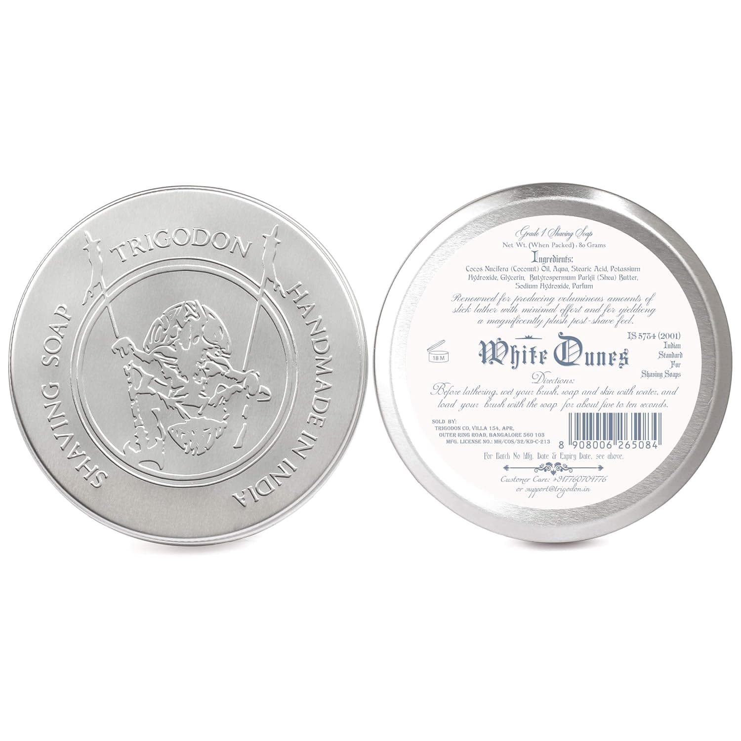 Trigodon White Dunes Shaving Soap