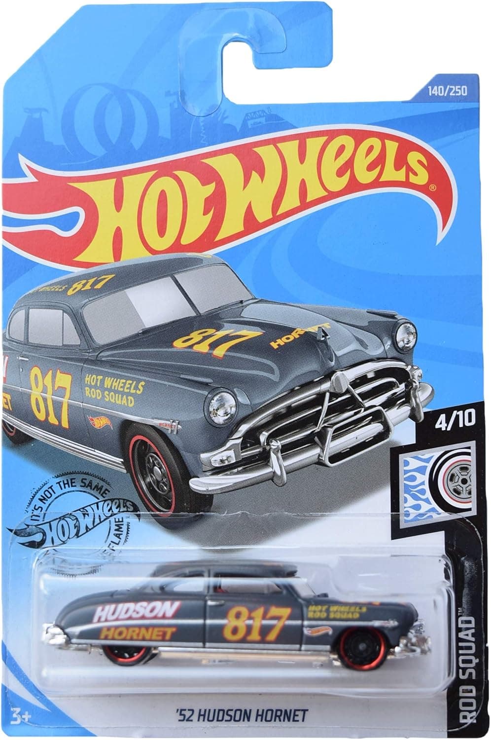 Hot Wheels Rod Squad 4/10 '52 Hudson Hornet 140/250, Gray