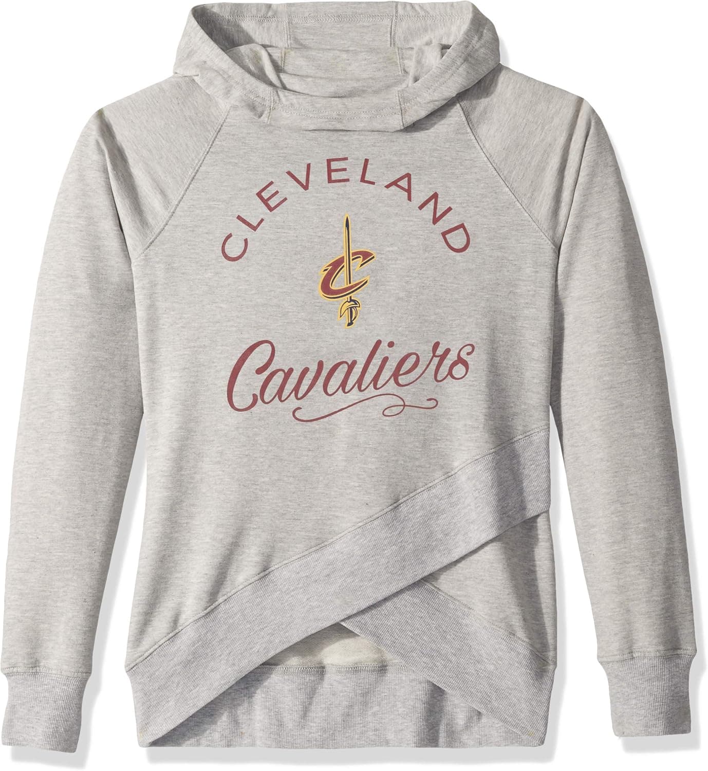 NBA by Outerstuff NBA Youth Girls "The Bridge" Long Sleeve Funnel Neck Hoodie