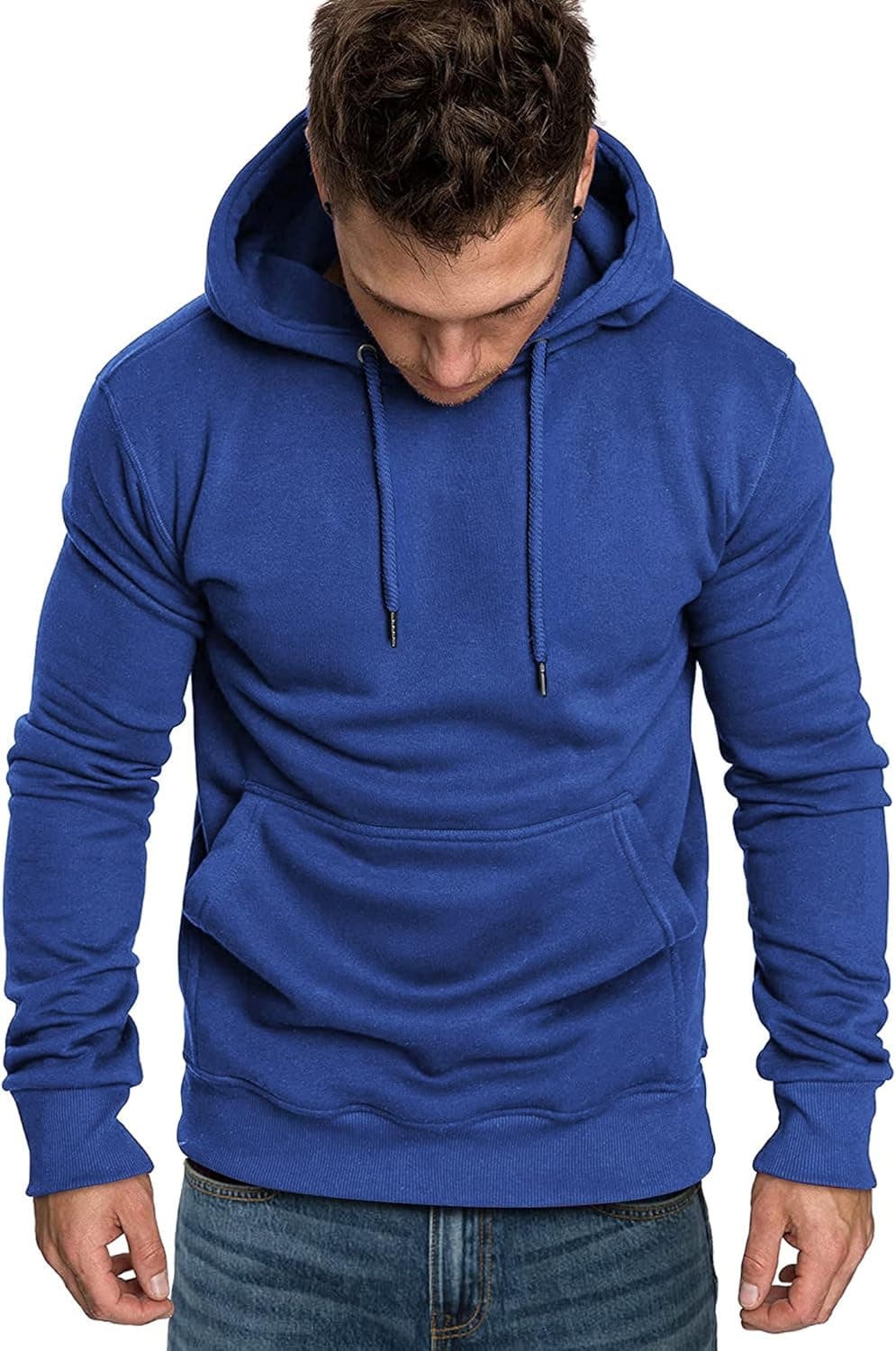 COOFANDY Men's Hoodied Sweatshirts Casual Lightweight Long Sleeves Athletic Hoodies