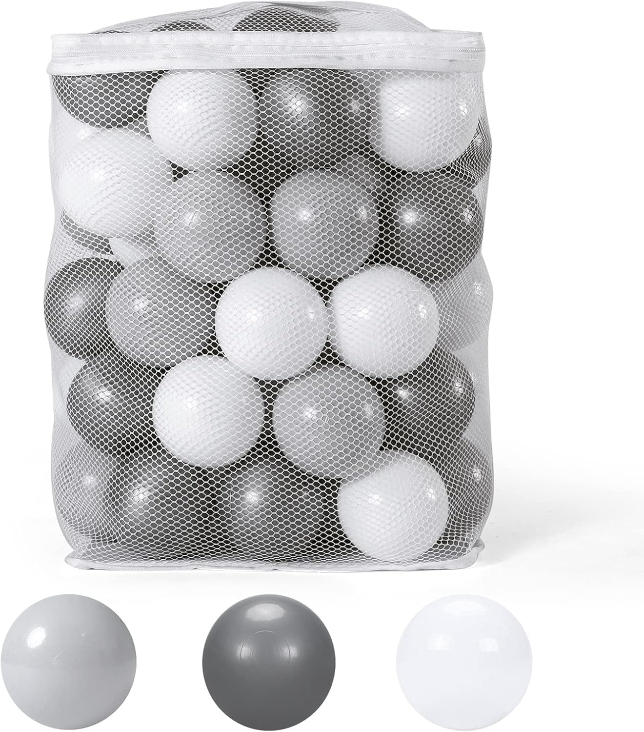 GOGOSO Ball Pit Balls for Toddlers 1-3, Pack of 50pcs Phthalate Free BPA Free Non-Toxic 2.75-Inch Crush Proof Play Balls Play Tent Pool Playhouse Playpen Party Decoration