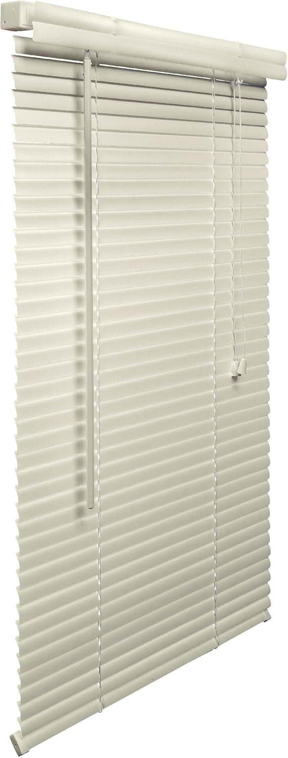 Lotus & Windoware 1-Inch PVC Miniblind, 52 by 64-Inch, Alabaster