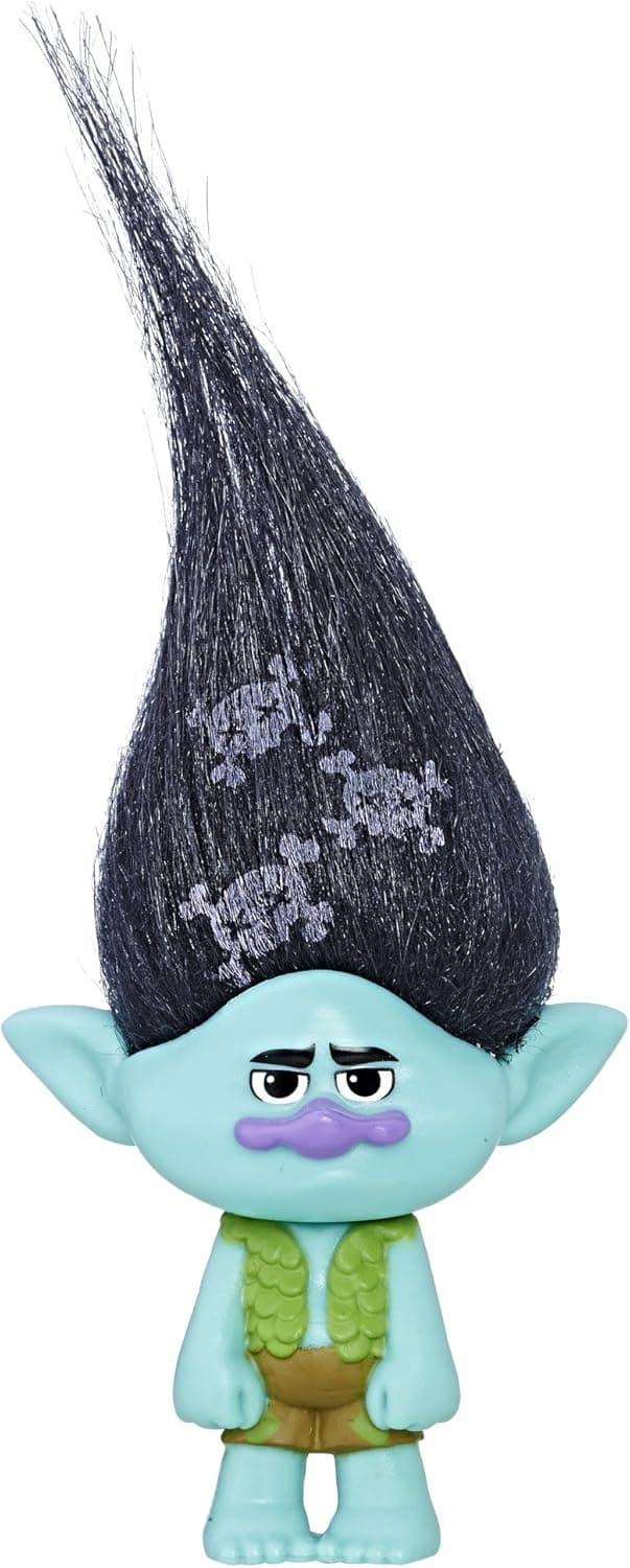 DreamWorks Trolls Branch Collectible Figure with Printed Hair