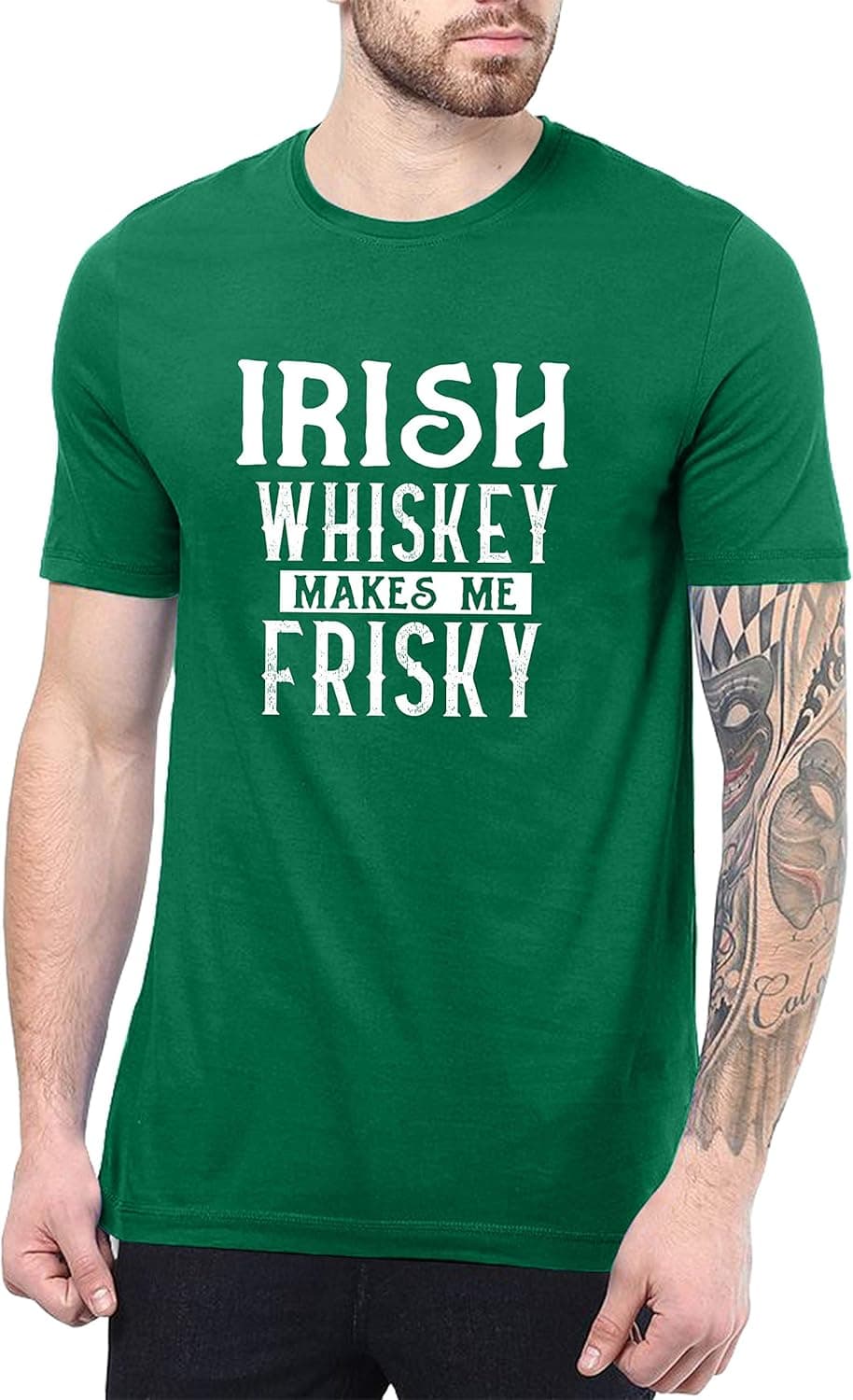 Green St Patricks Day Shirt - Drink Up Bitchs Irish Shamrock St. Patty's Day Tshirts