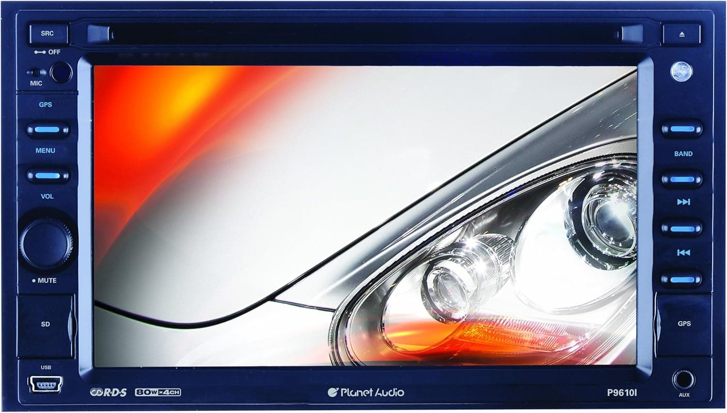 Planet Audio P9610I Double Din 6.2-Inch Touchscreen Monitor