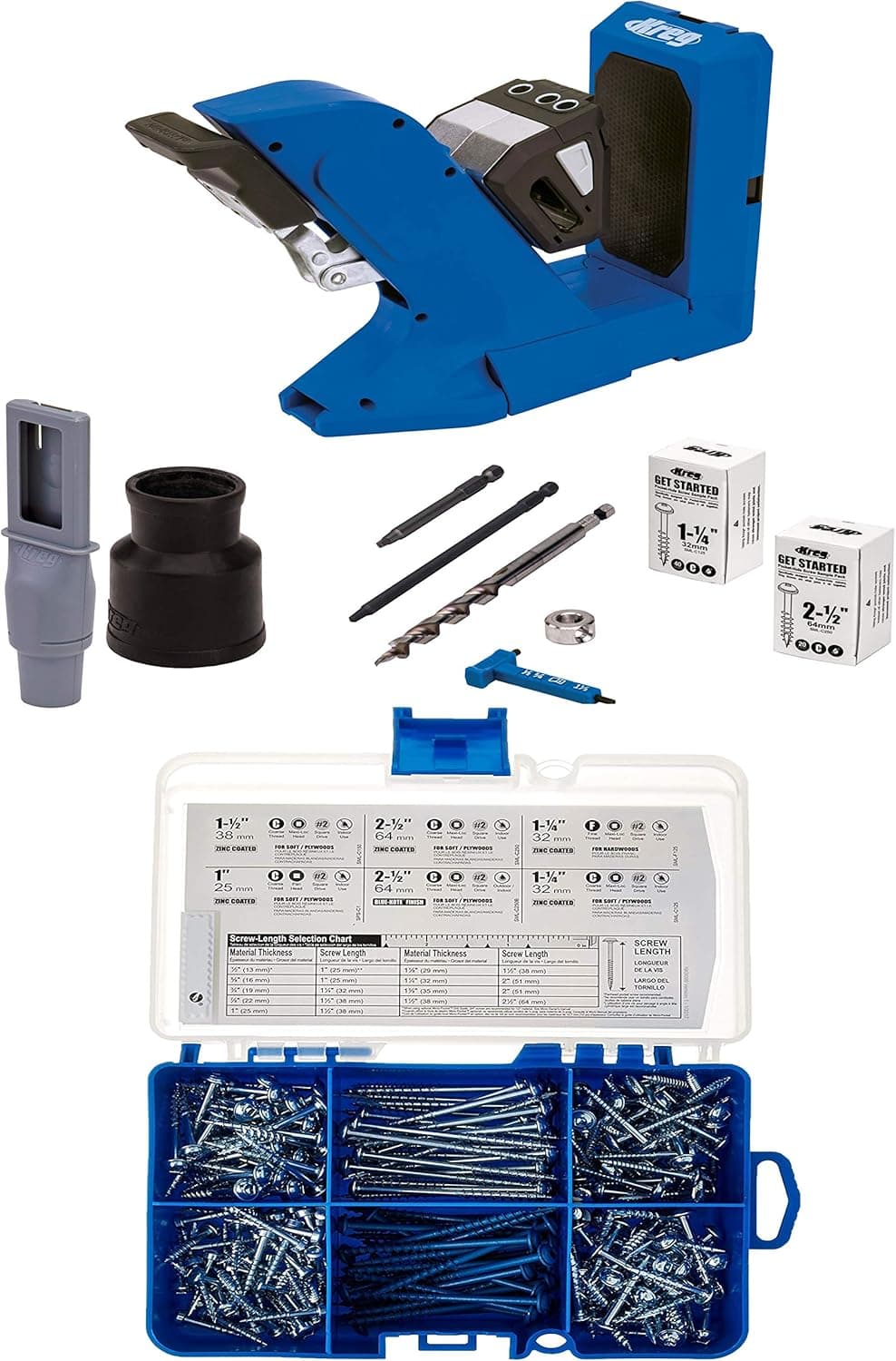 Kreg 720 Pocket Hole JIG with SK04 Pocket-Hole Screw Starter Kit