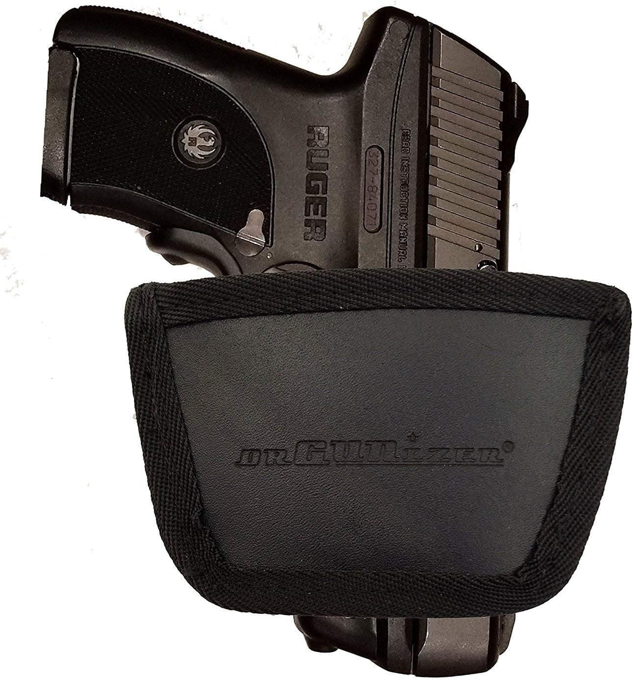 Garrison Grip Leather Inside and Outside Waistband Easy Slide Holster Fits Ruger LC9 & CT Laser (SLH) Black