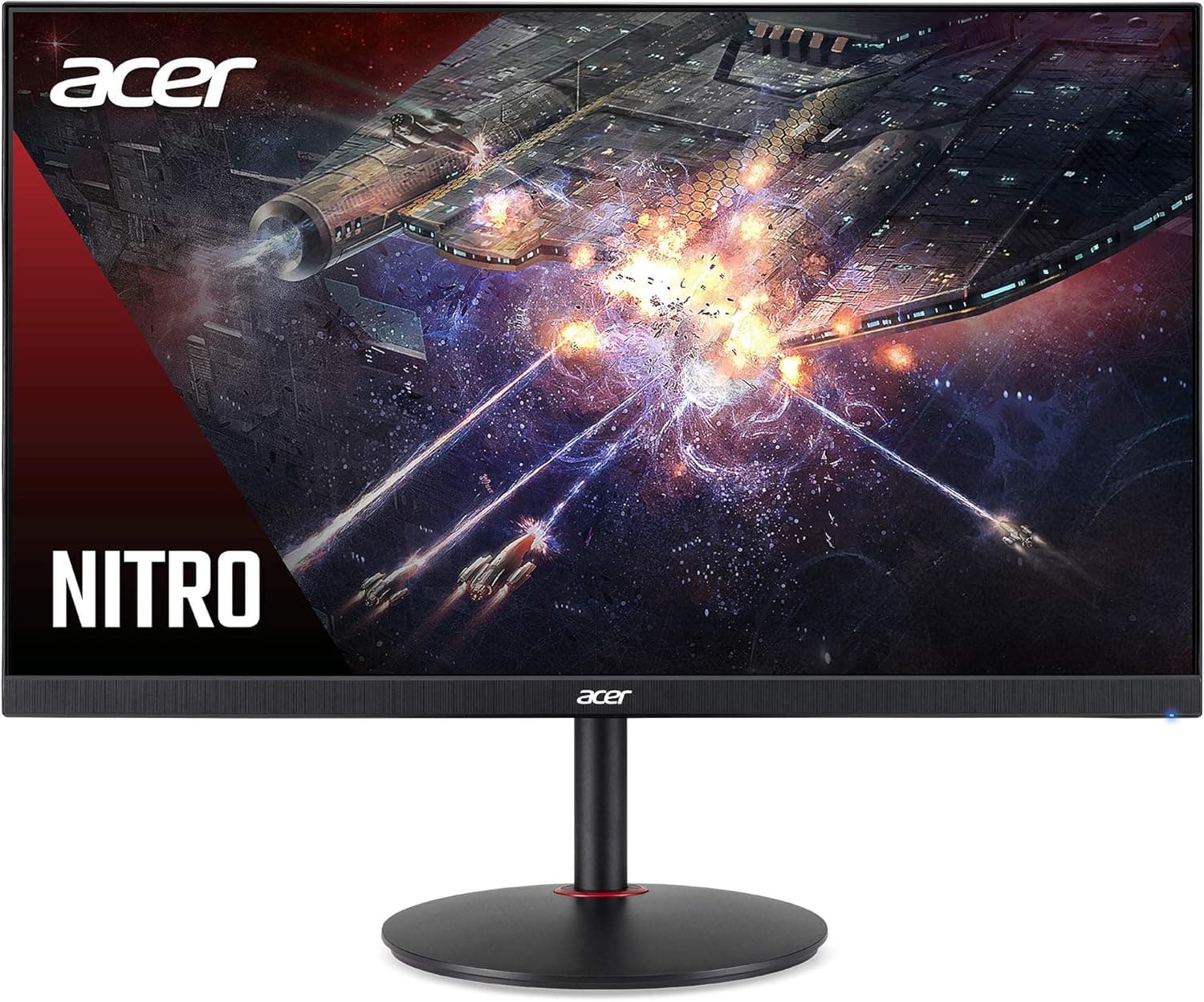 Acer Nitro XV241Y Xbmiiprx 23.8" Full HD (1920 x 1080) IPS Gaming Monitor | AMD FreeSync Premium | Up to 270Hz | Up to 0.5ms | HDR 400 | 99% sRGB | 2 HDMI 2.0 Ports & 1 Display Port