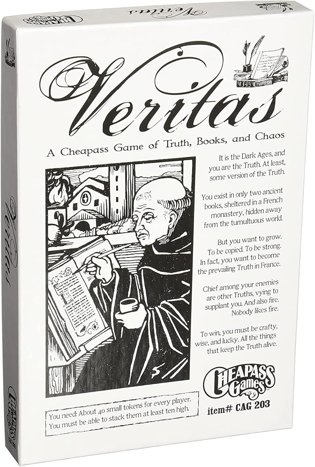 Cheapass Games Veritas Board Game